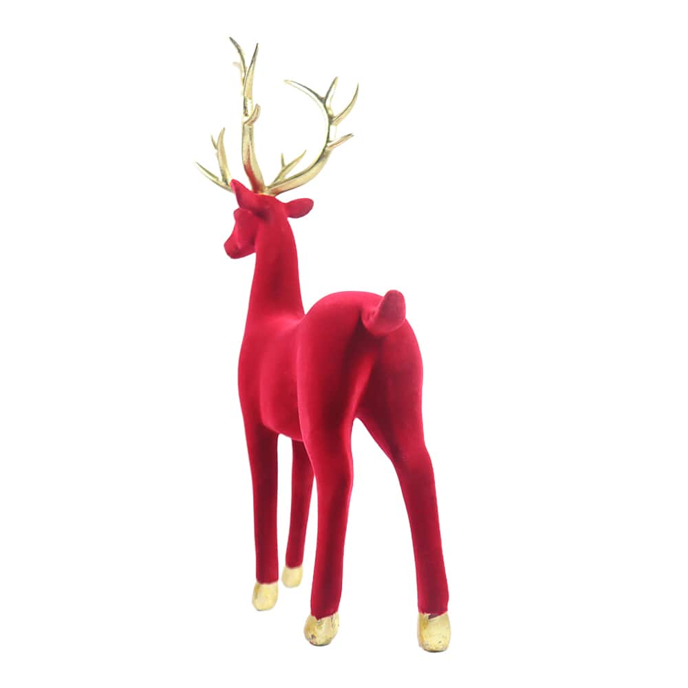 Flocked Standing Reindeer Tabletop D&#xE9;cor by Ashland&#xAE;