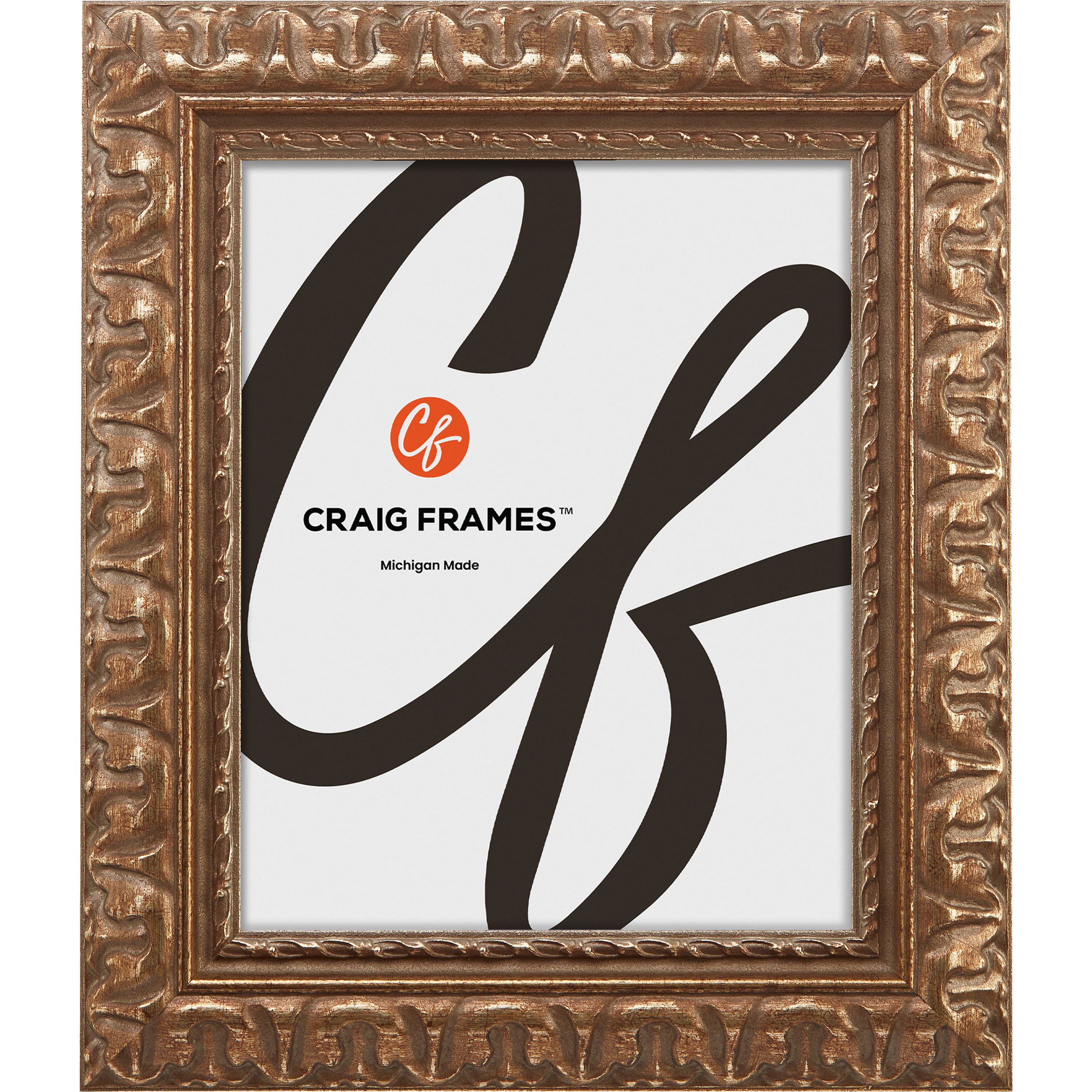 Craig Frames Bravada Ornate Bronze Picture Frame