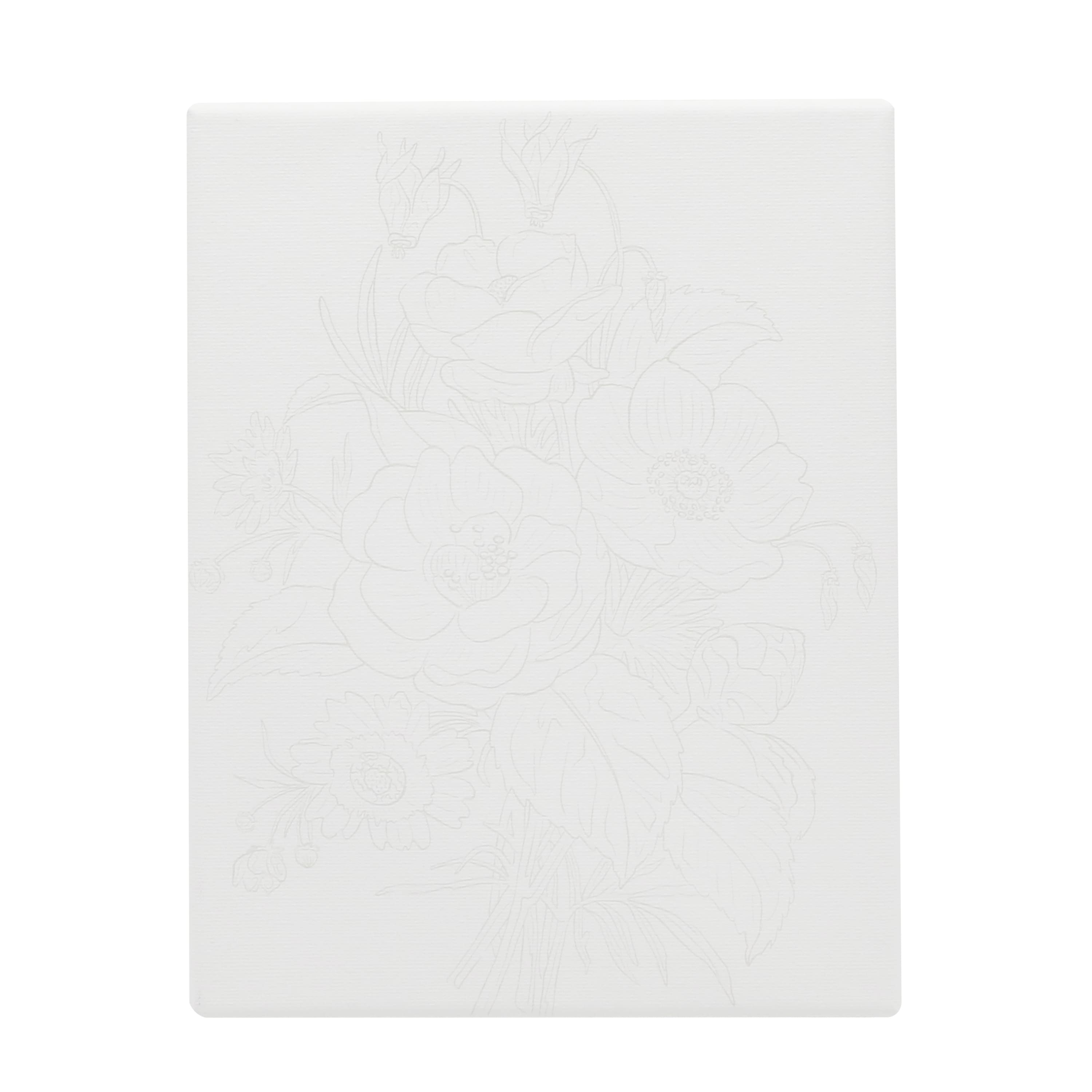 8" x 10" Floral Canvas Painting Kit by Craft Smart®