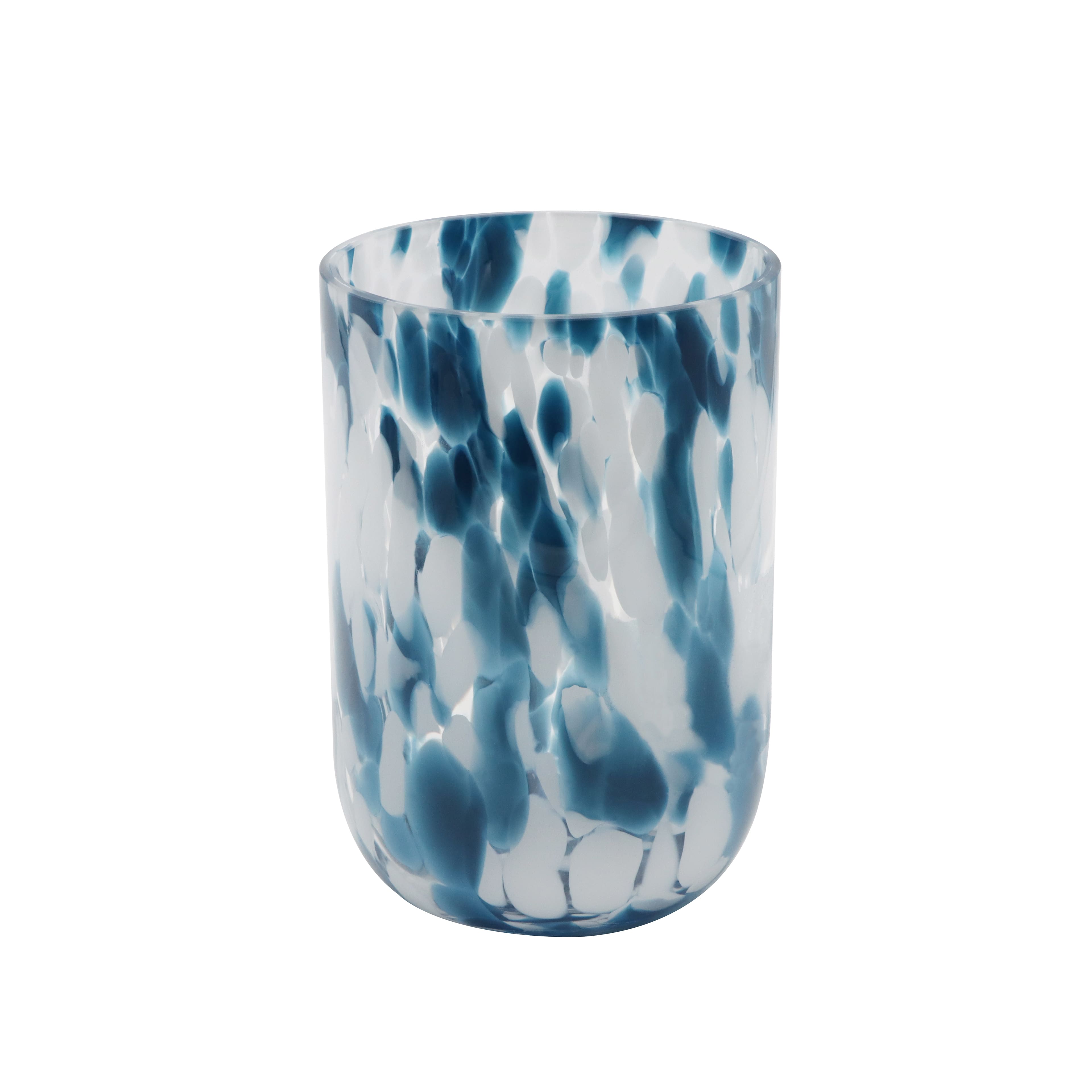 7&#x22; Speckled Hurricane Glass Candle Holder by Ashland&#xAE;