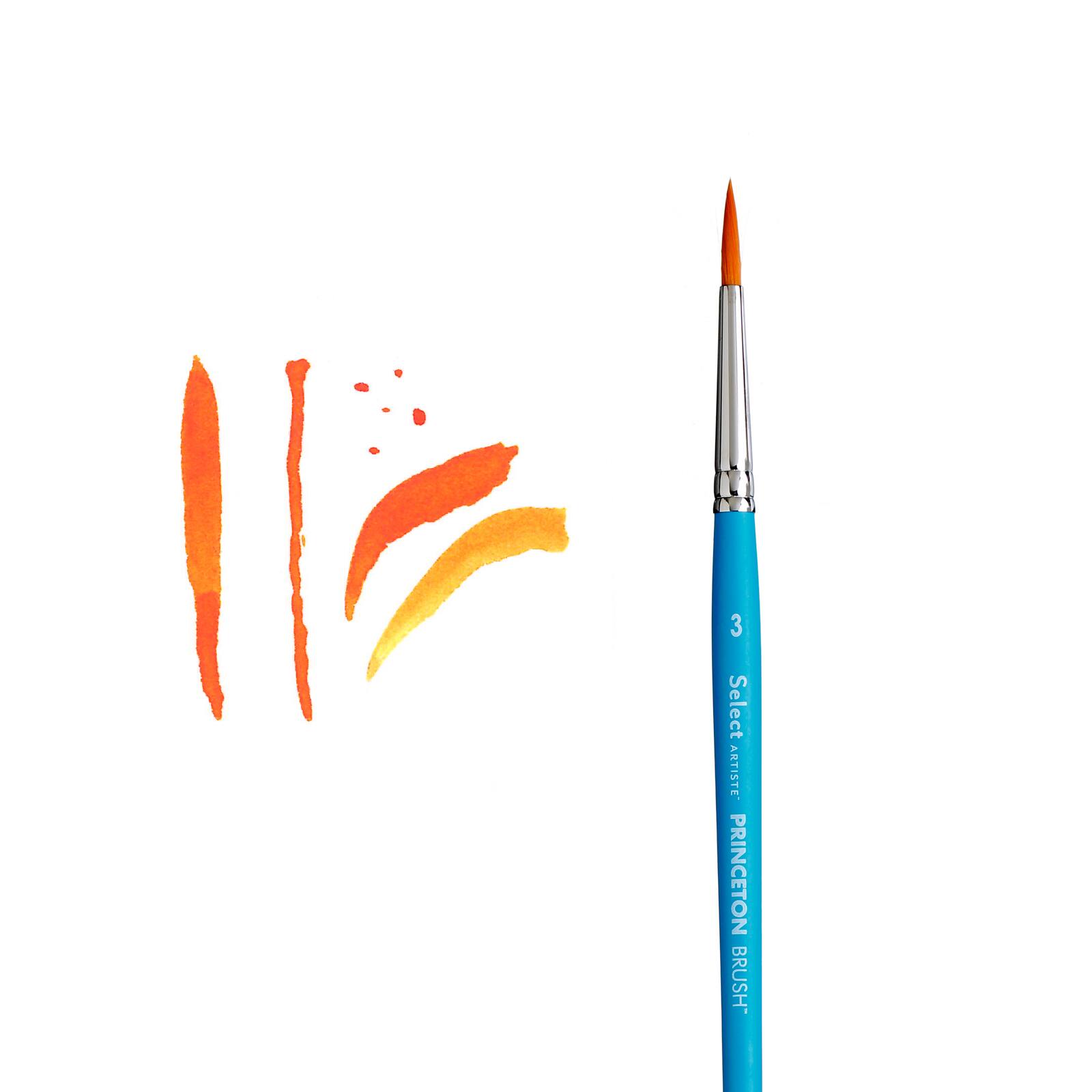 12 Pack: Princeton™ Select™ Artiste Series 3750 Short Handle Round Brush