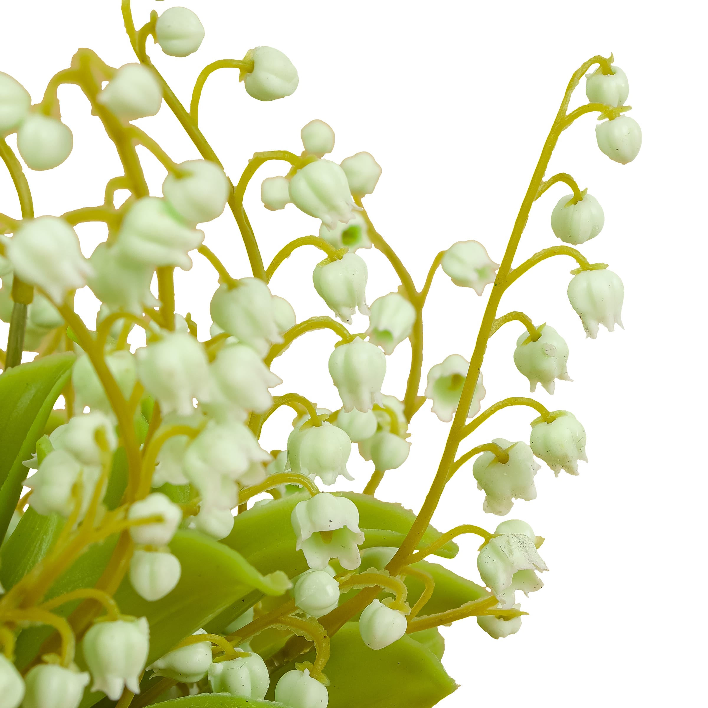 10" Lily-Of-The-Valley Flowers In Wood Box