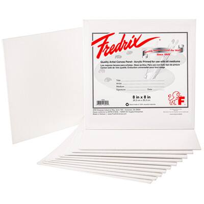 FREDRIX 12 Pack Artist Series Primed Canvas Panel | Michaels