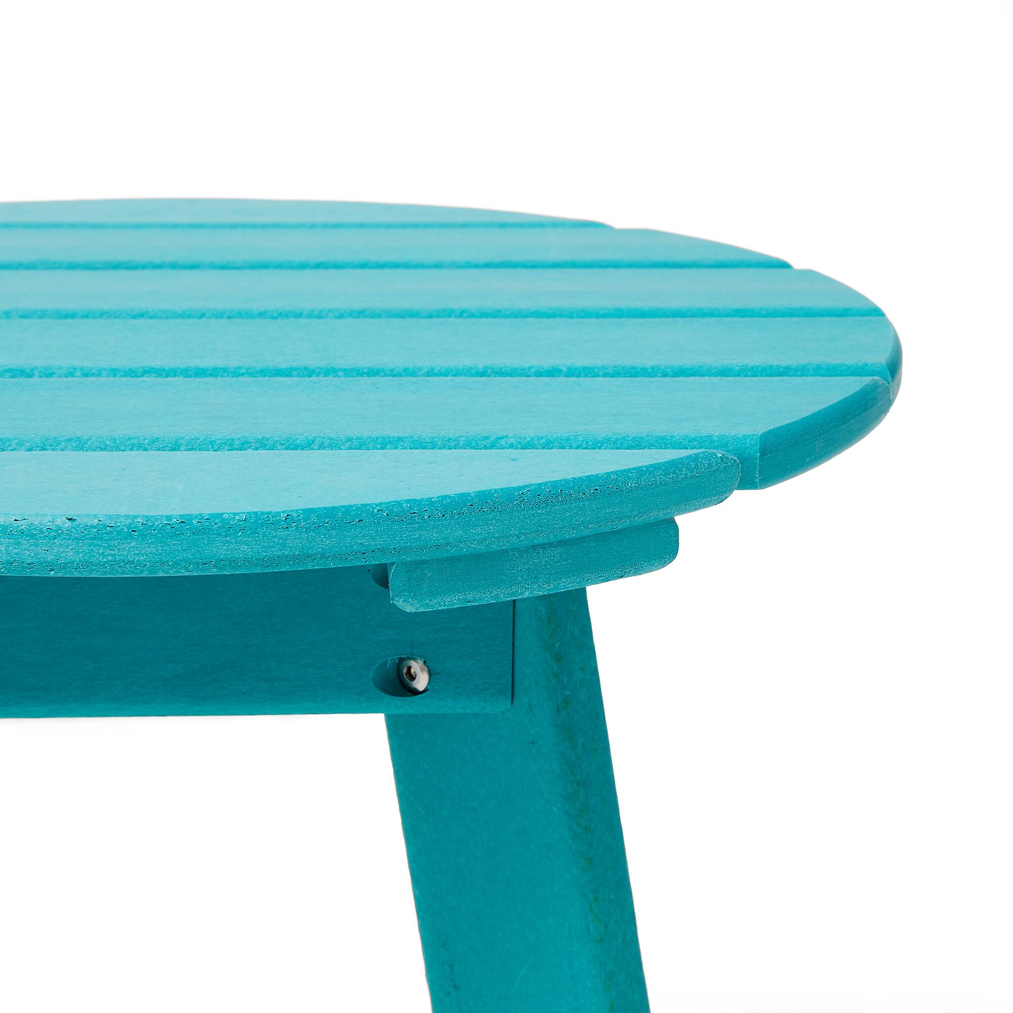 Glitzhome&#xAE; 20&#x22; Outdoor Patio Round Side Table