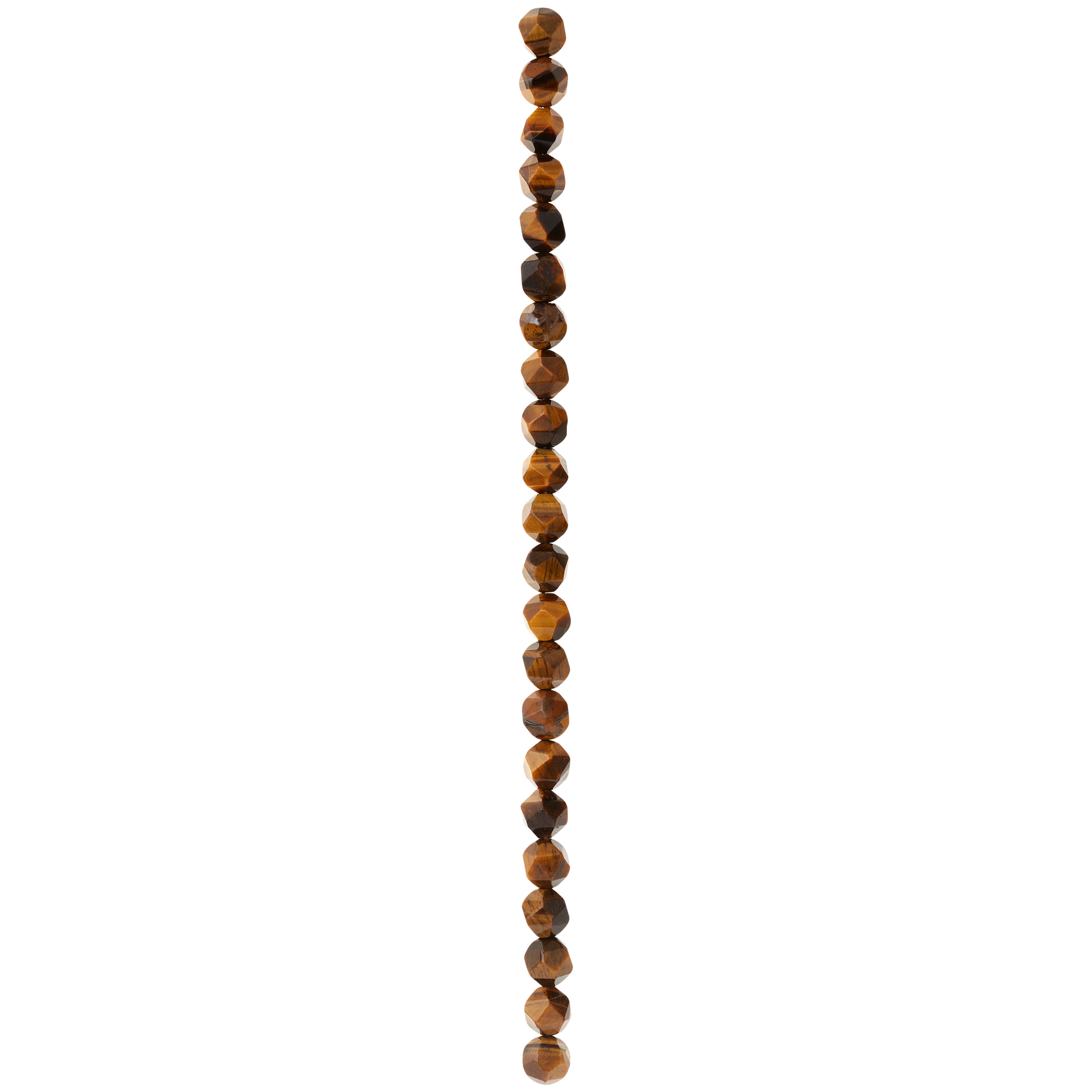 12 Pack: Tiger Eye Faceted Beads, 8mm by Bead Landing™