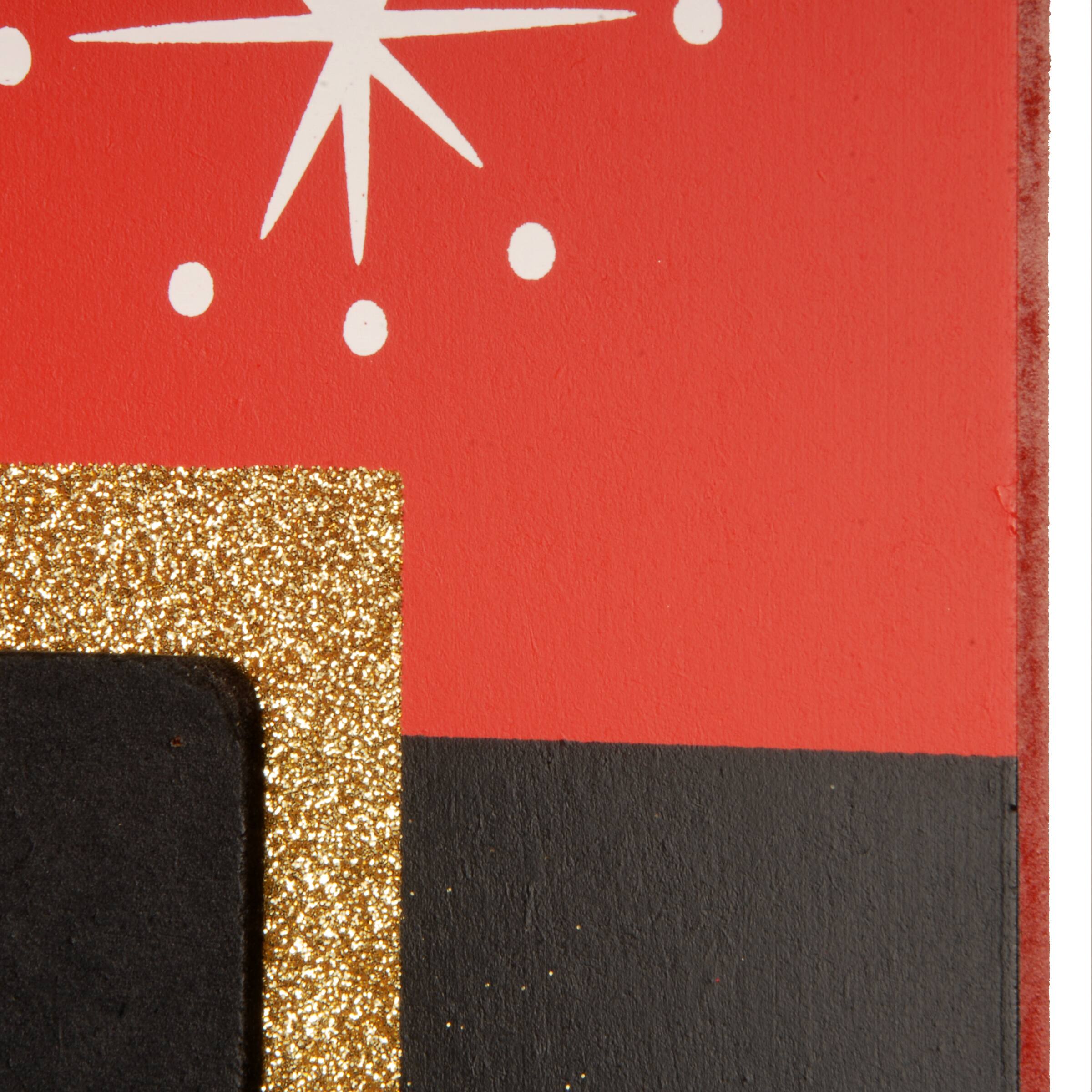 22" Santa Stops Here Hanging Sign Home Décor