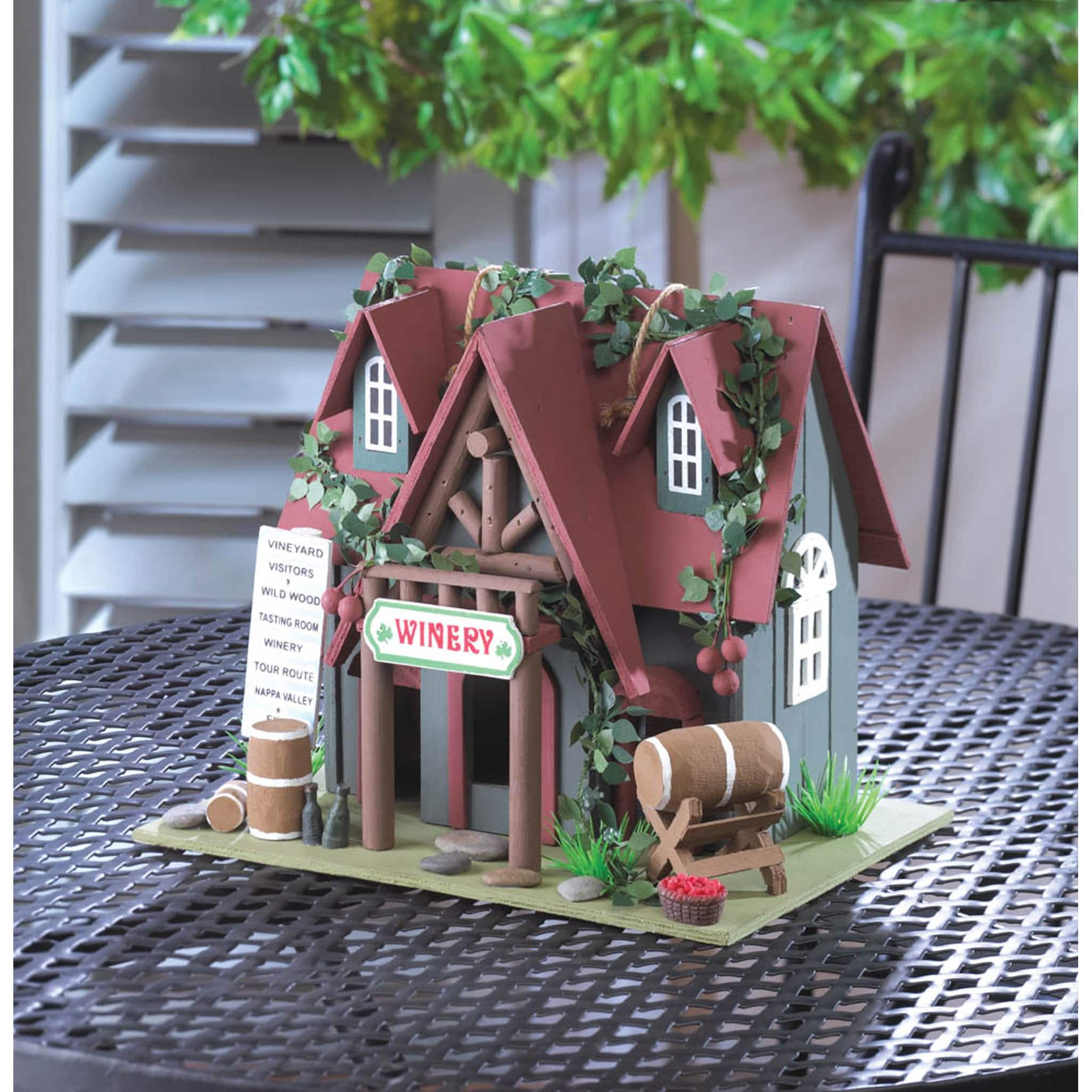 8&#x22; Cottage Winery Birdhouse