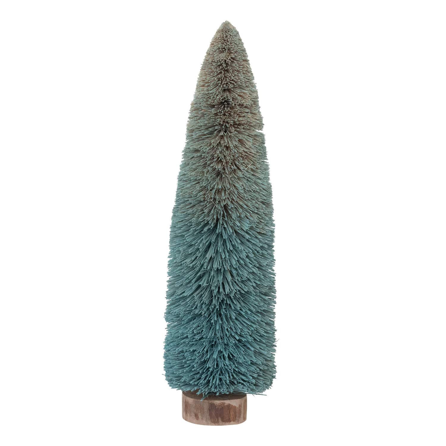 11&#x22; Blue Ombre Sisal Bottle Brush Tree