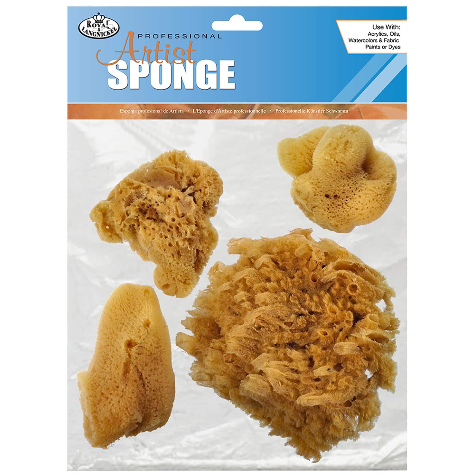 OIAGLH 20Pcs Round Synthetic Artist Paint Sponge Craft Sponges For