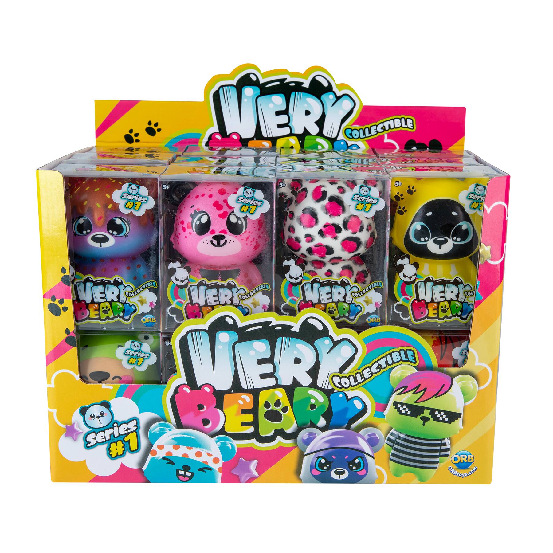 Assorted Orb&#x2122; Very Beary Ultra Squishy Toy, 1pc.