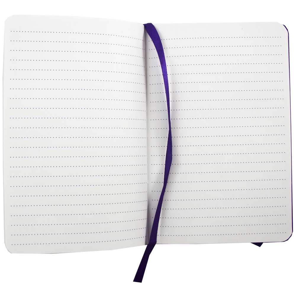 JAM Paper Large Hardcover Notebook with Elastic Band