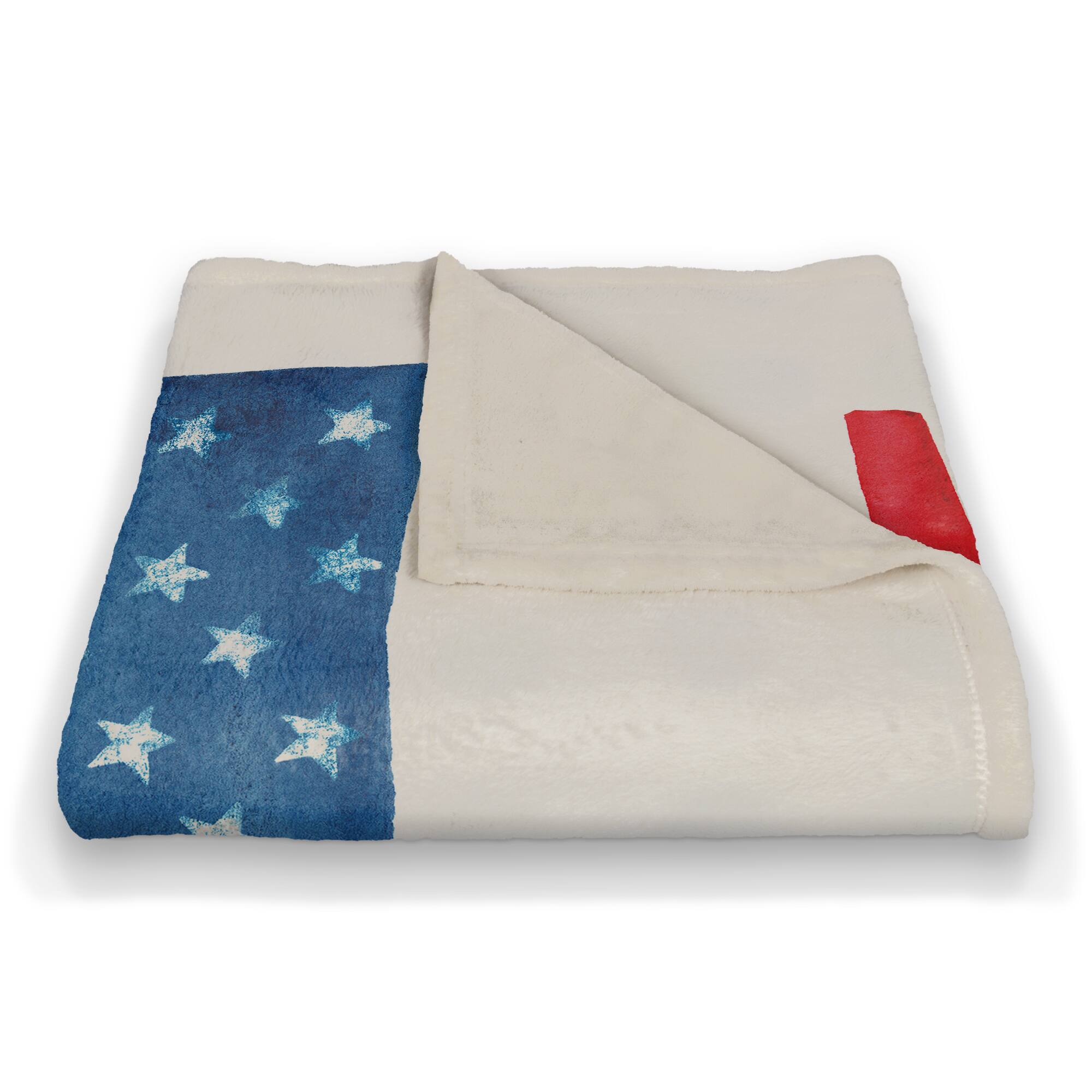 American Flag Coral Fleece Blanket