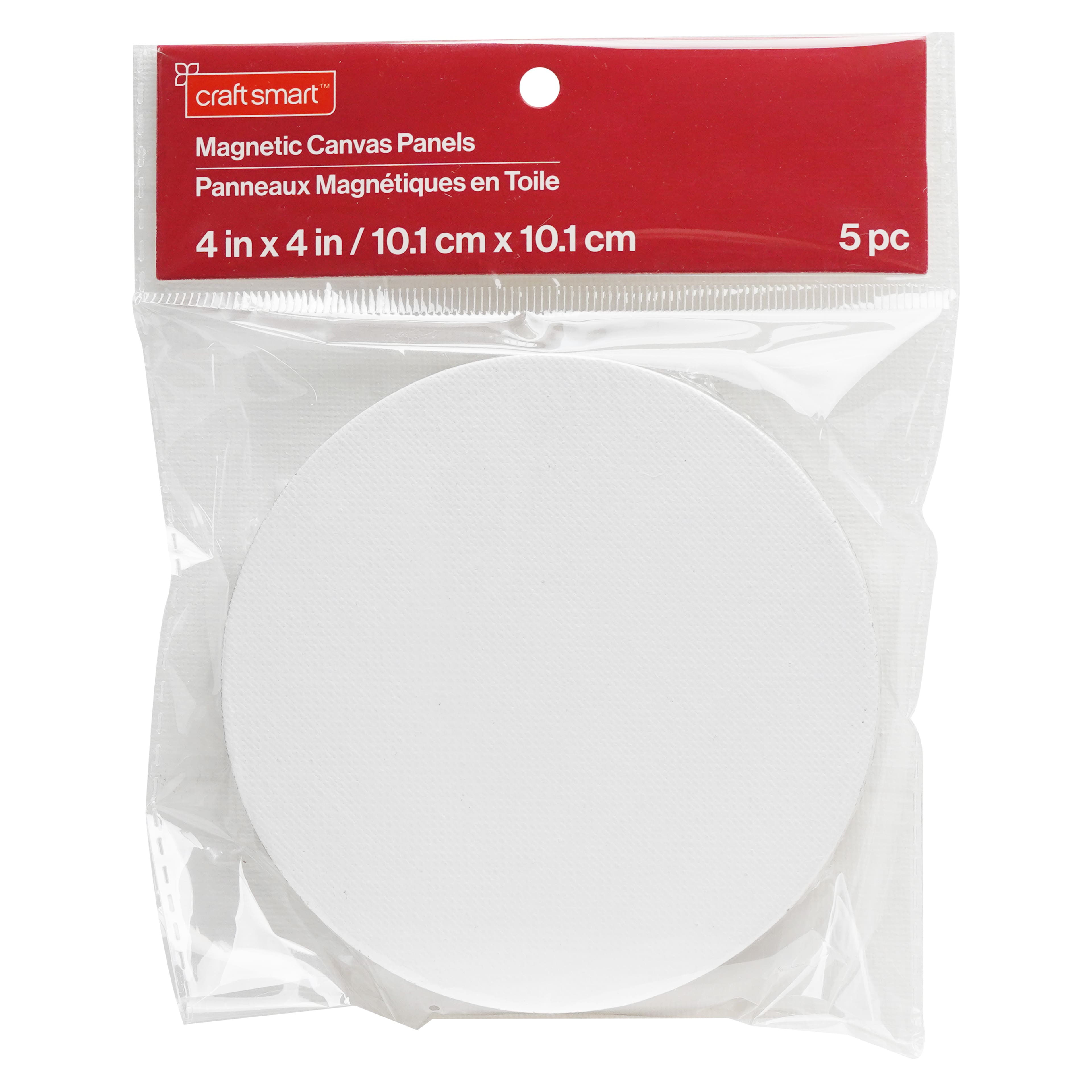 5 Pack 4&#x22; Shaped Magnetic Canvas Panels by Craft Smart&#x2122;