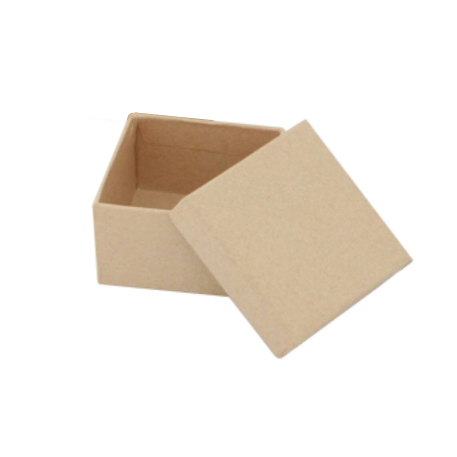Square Paper Mache Boxes with Lids Package of 4 Boxes 