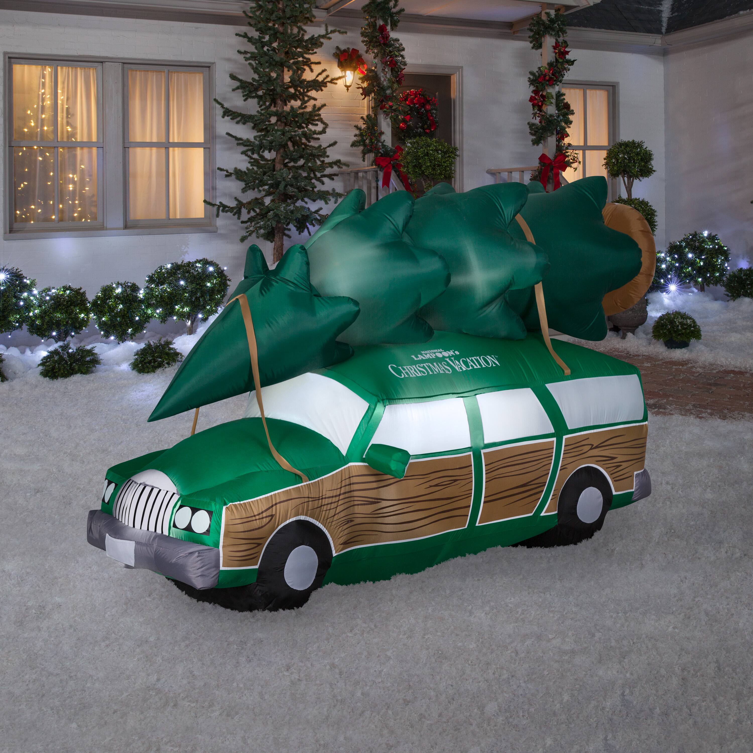 5ft. Airblown&#xAE; Inflatable Christmas Vacation Station Wagon with Tree