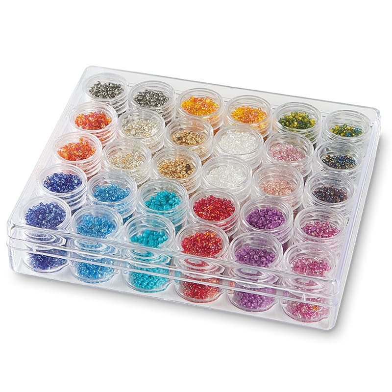 Shop BENECREAT 3 Pack 33x16x3cm 24 Grids Plastic Storage Container  Jewellery Box with Adjustable Dividers Large Clear Plastic Bead Storage  Box(Compartment: 4x3.8x3cm) for Jewelry Making - PandaHall Selected