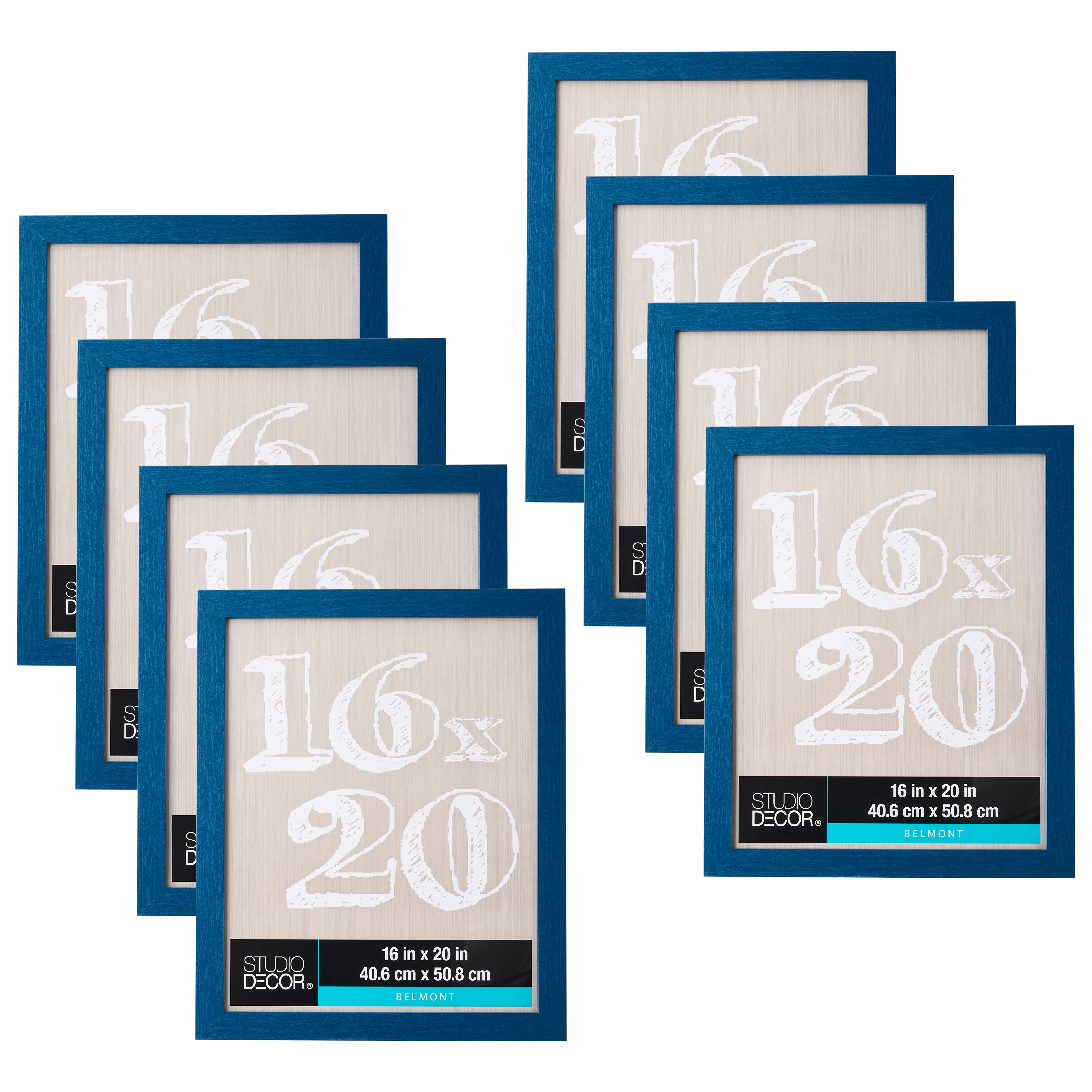 8 Pack: Sapphire Blue Belmont Picture Frame by Studio D&#xE9;cor&#xAE;