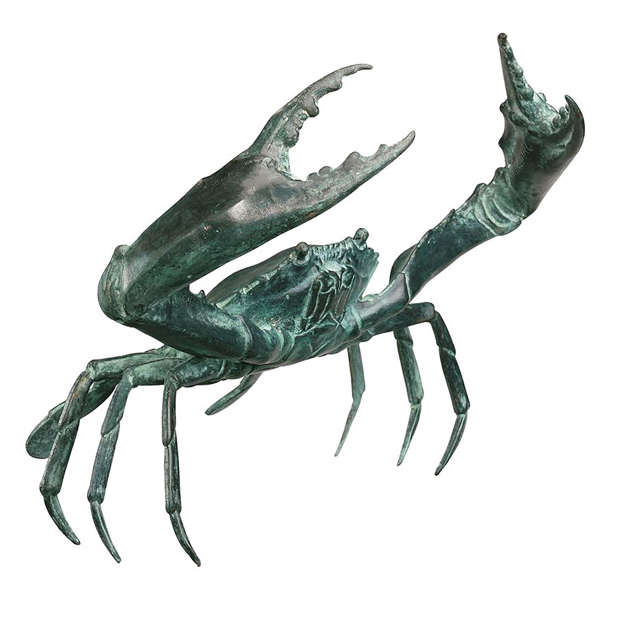 Design Toscano 10&#x22; Bronze Crab Sculpture