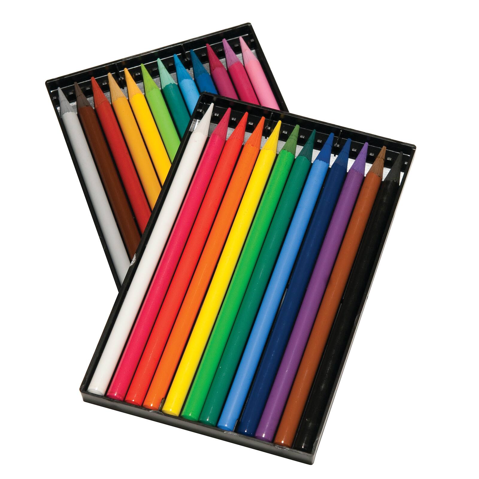 Koh-I-Noor Progresso Woodless Colour Pencils 24 Color Set