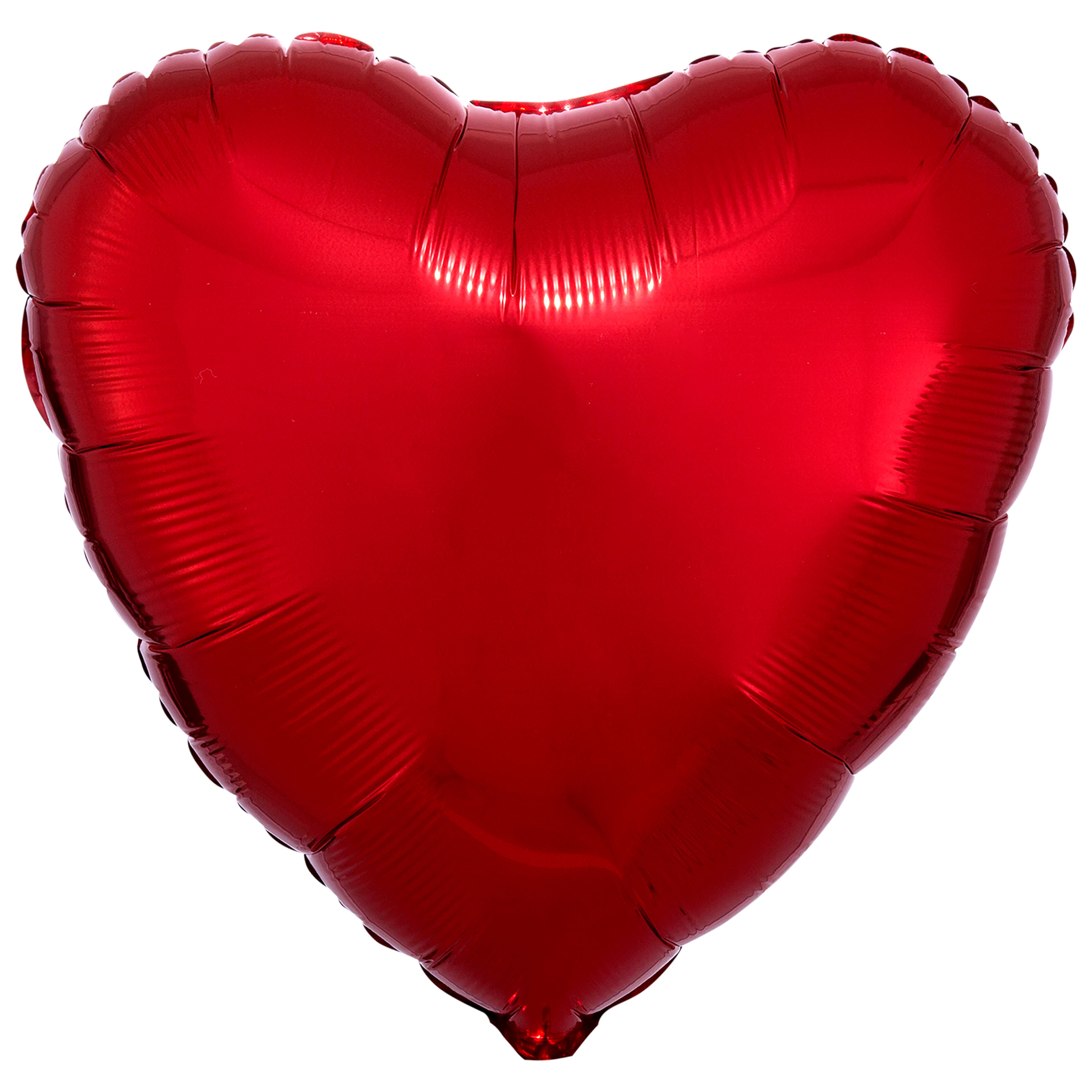 18" Heart Foil Balloon with Ribbon