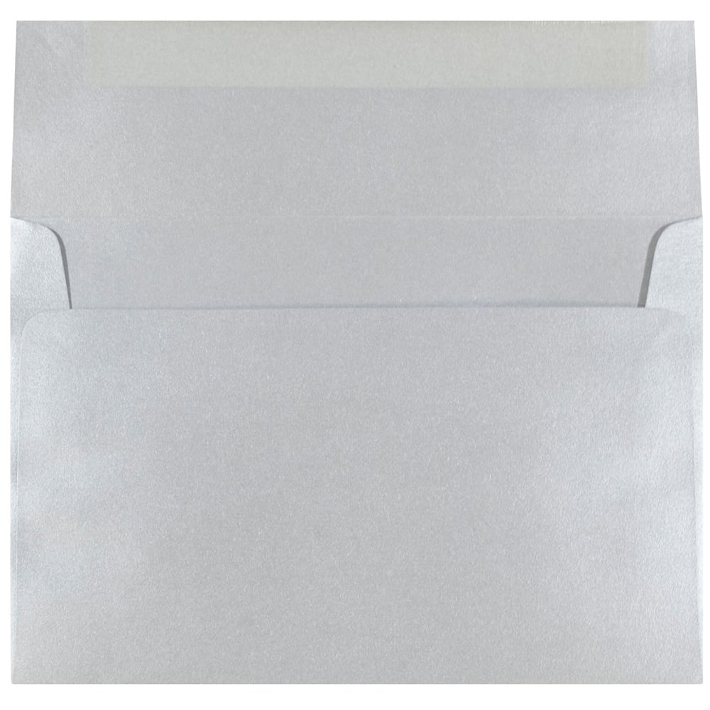 JAM Paper Silver Stardream A8 Metallic Invitation Envelopes, 50ct.