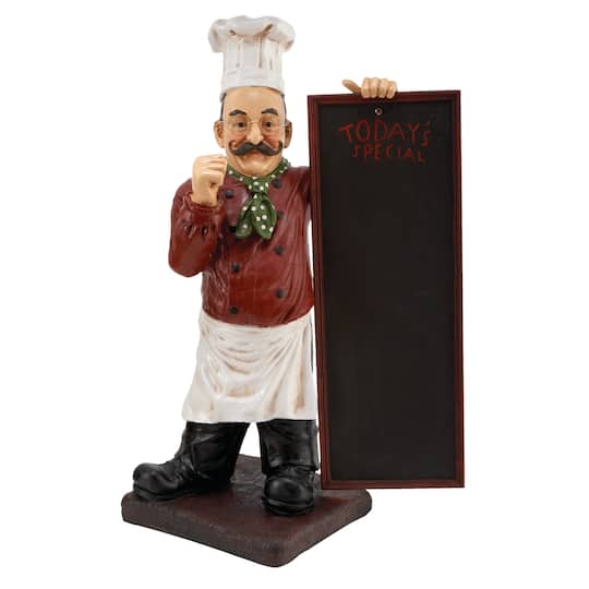 3ft. Multi Polystone Traditional Chef Chalkboard Sign | Michaels
