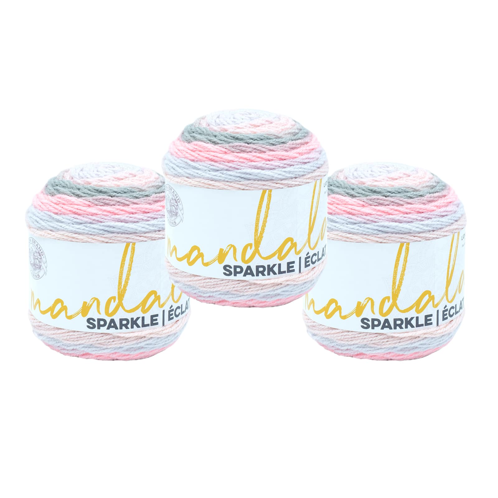 3 Pack Lion Brand&#xAE; Mandala&#xAE; Sparkle Yarn