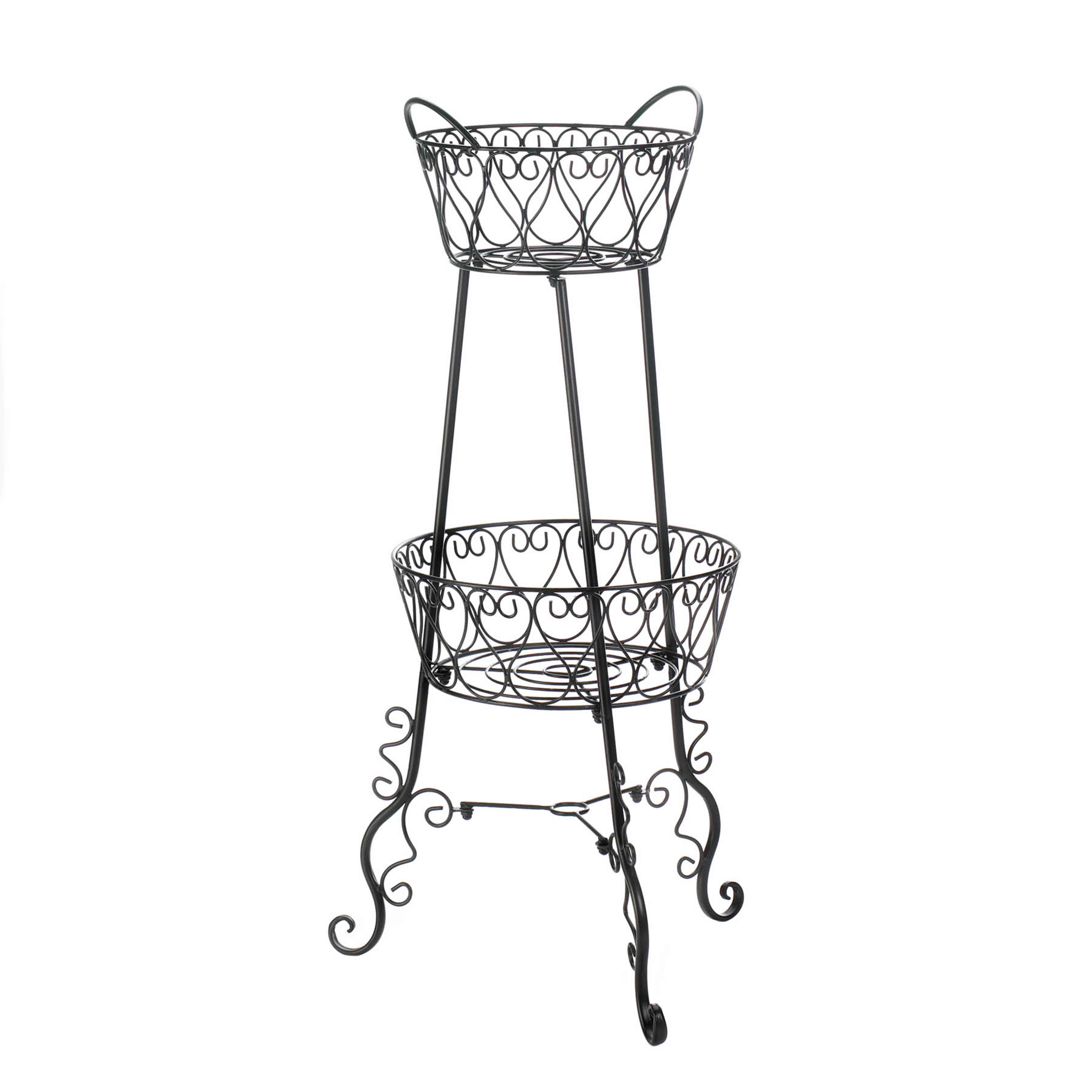 39.5&#x27;&#x27; Two-Tier Plant Stand