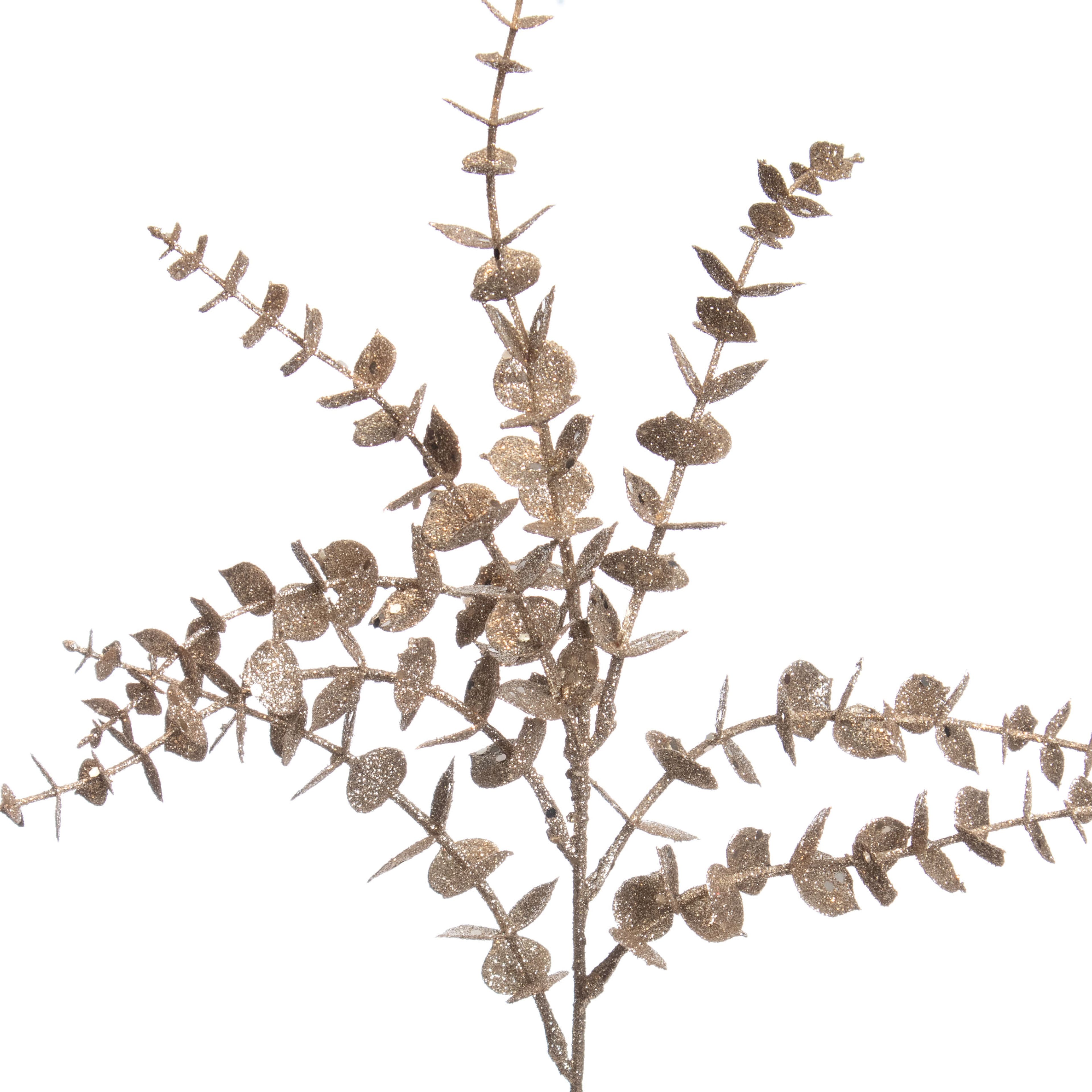 15.5&#x22; Champagne Glitter Eucalyptus Pick by Ashland&#xAE;