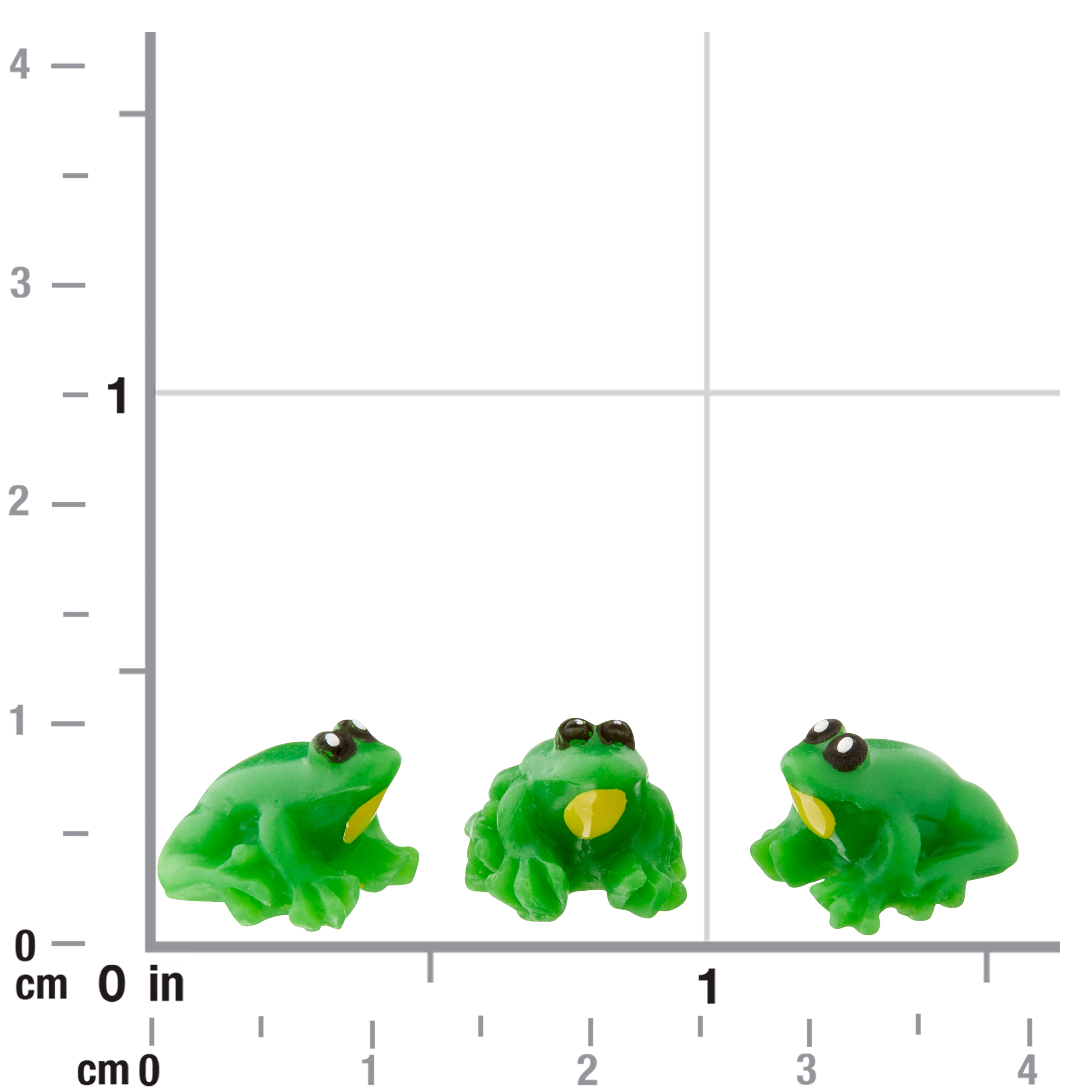 Mini Sitting Frogs by Make Market in Green | 0.375 x 0.5 x 0.5 | Michaels