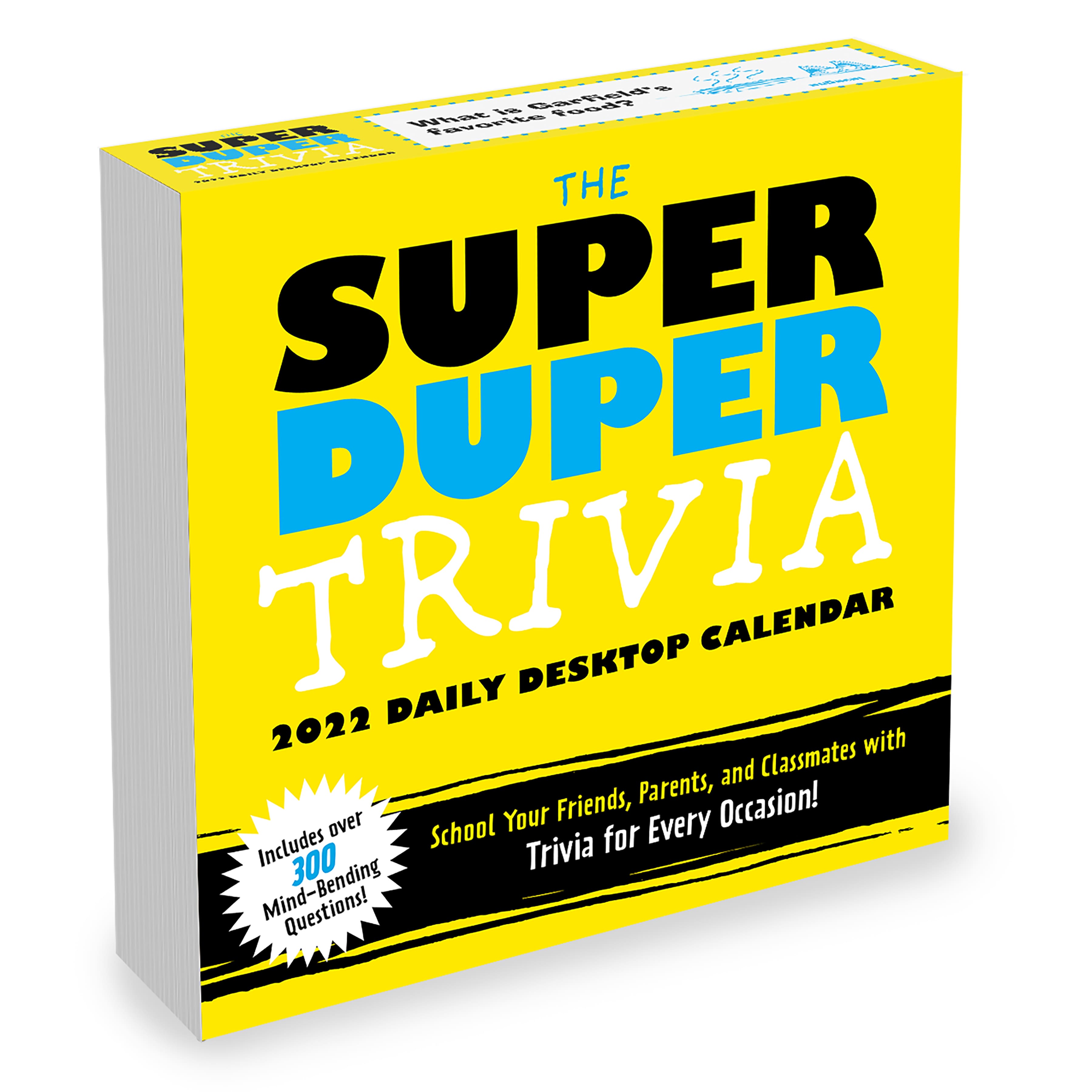 2022 Super Duper Trivia Daily Desktop Calendar | Michaels