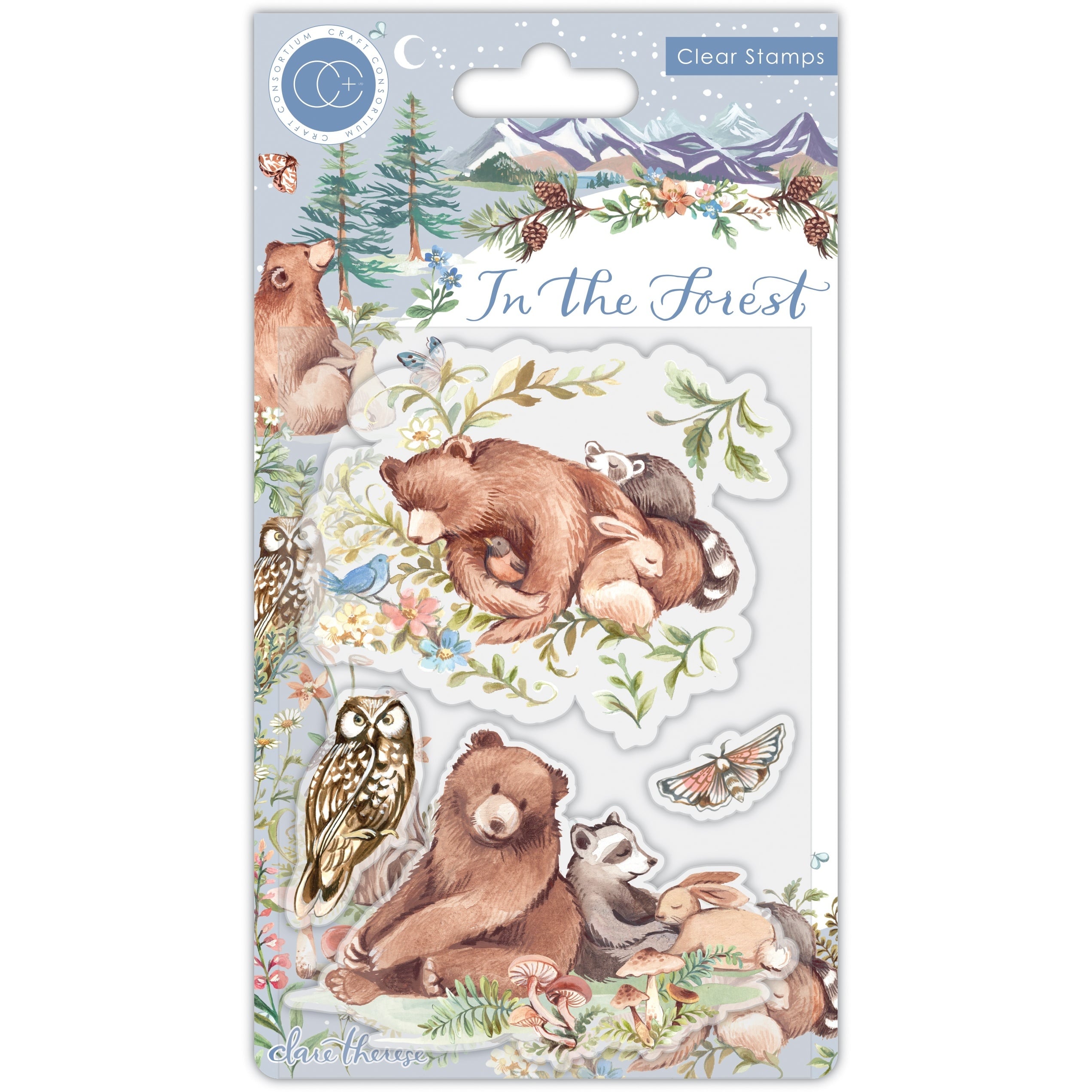 Craft Consortium In The Forest Friendship A5 Clear Stamps