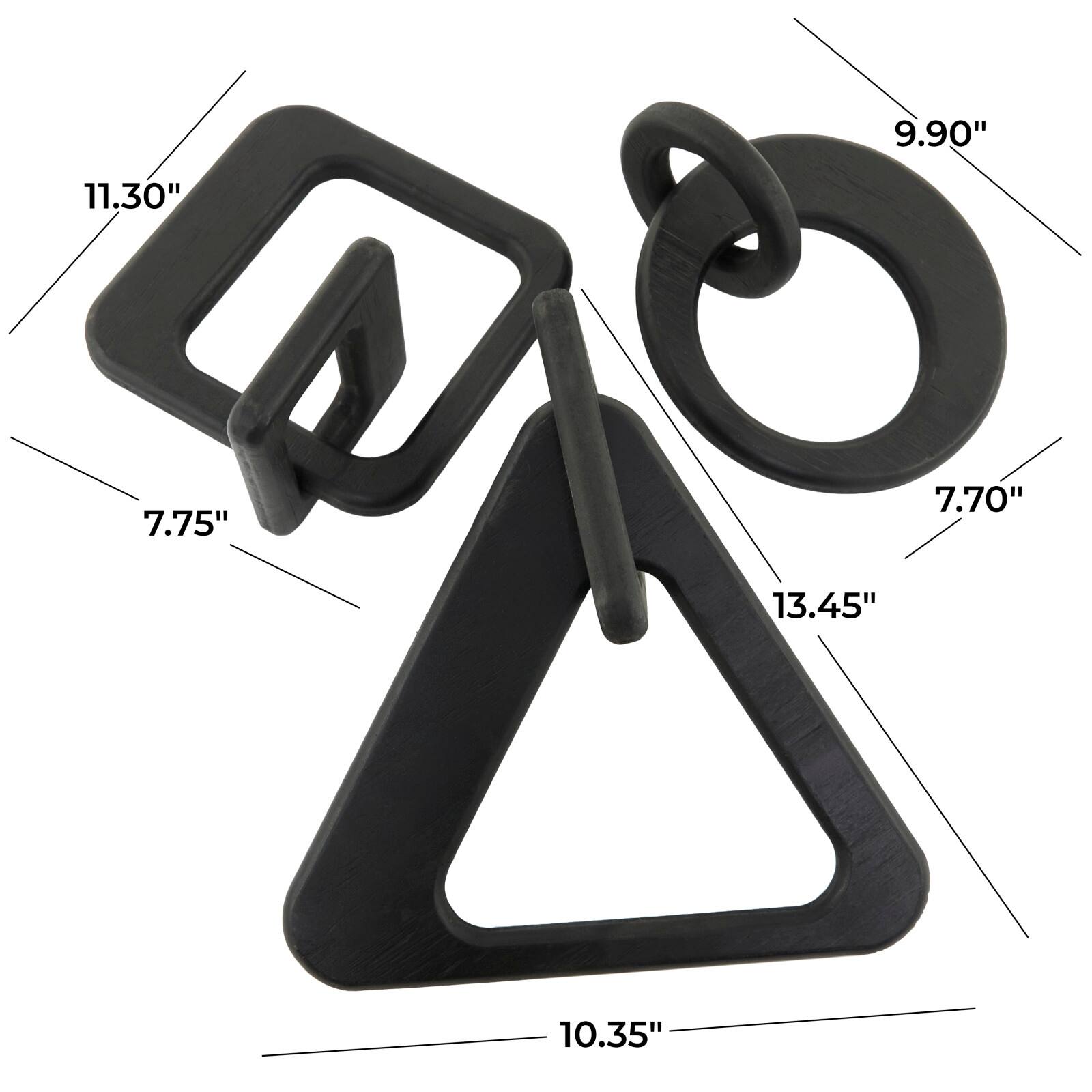 CosmoLiving by Cosmopolitan Wood Chain Sculpture Set