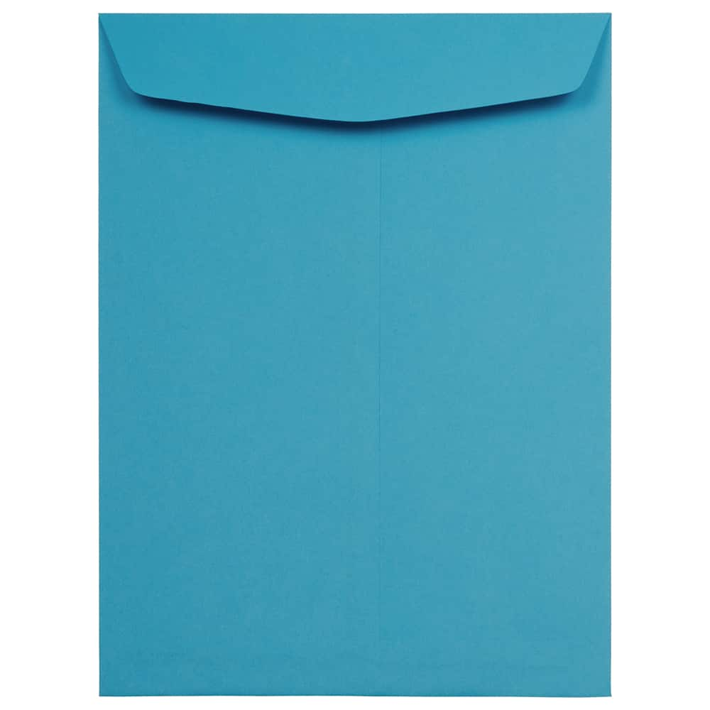 Jam Paper 9 X 12 Brite Blue Hue Open End Catalog Colored Envelopes