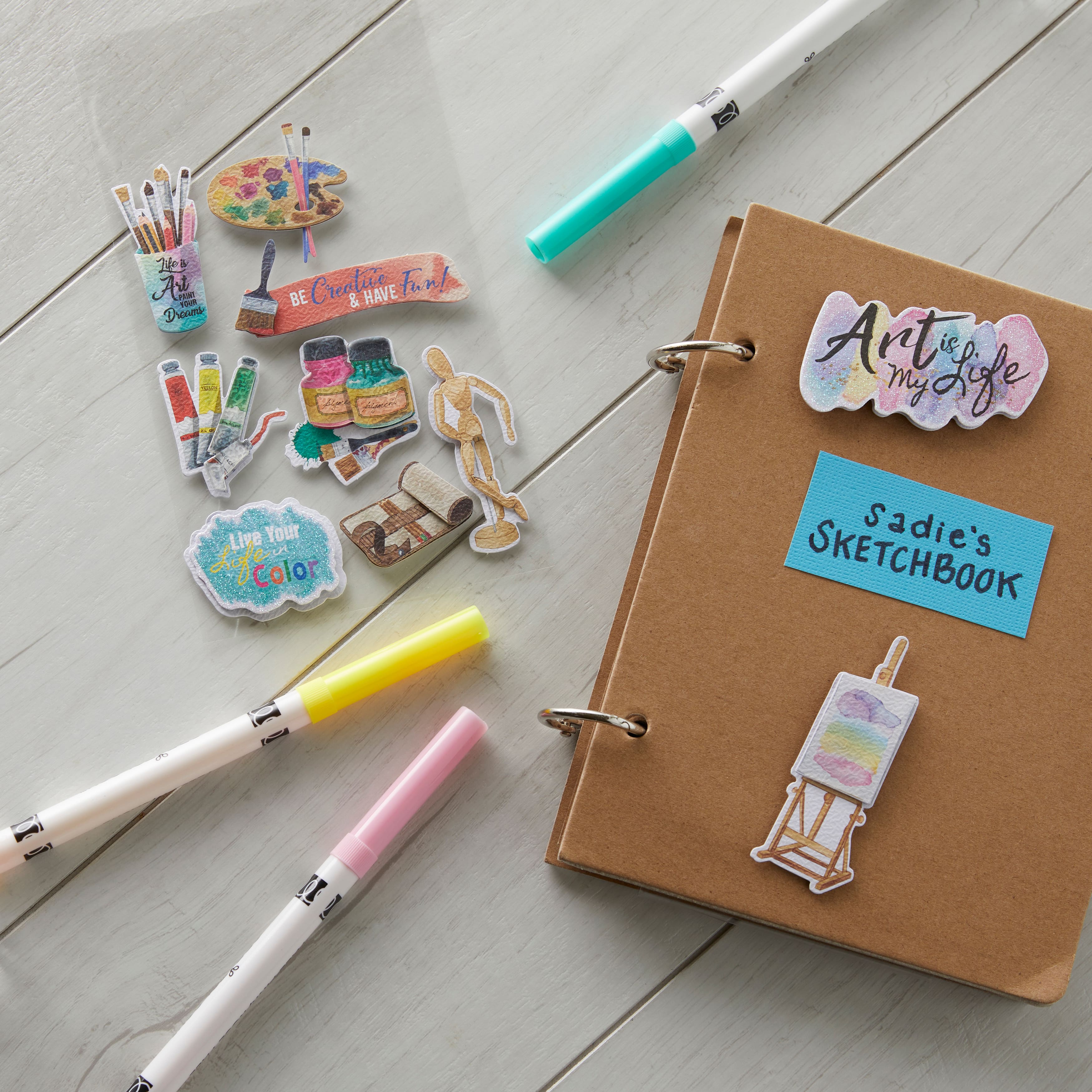 12 Pack: Painting Dimensional Stickers by Recollections™