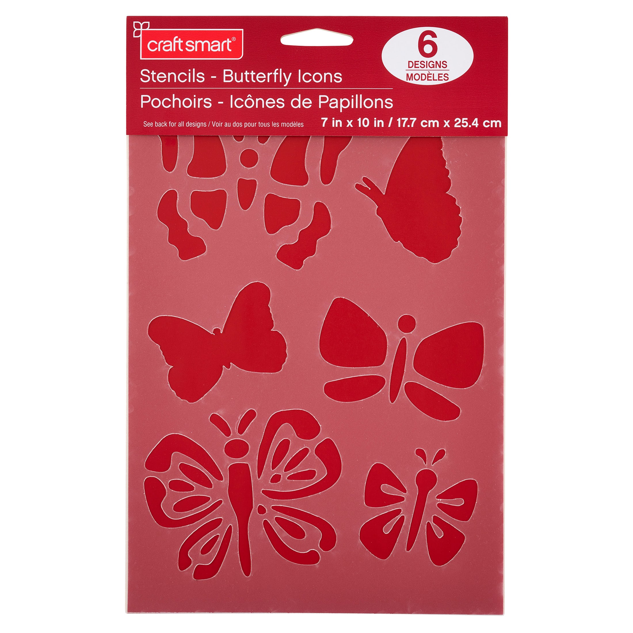 Butterfly Icons Stencils by Craft Smart®, 7" x 10"