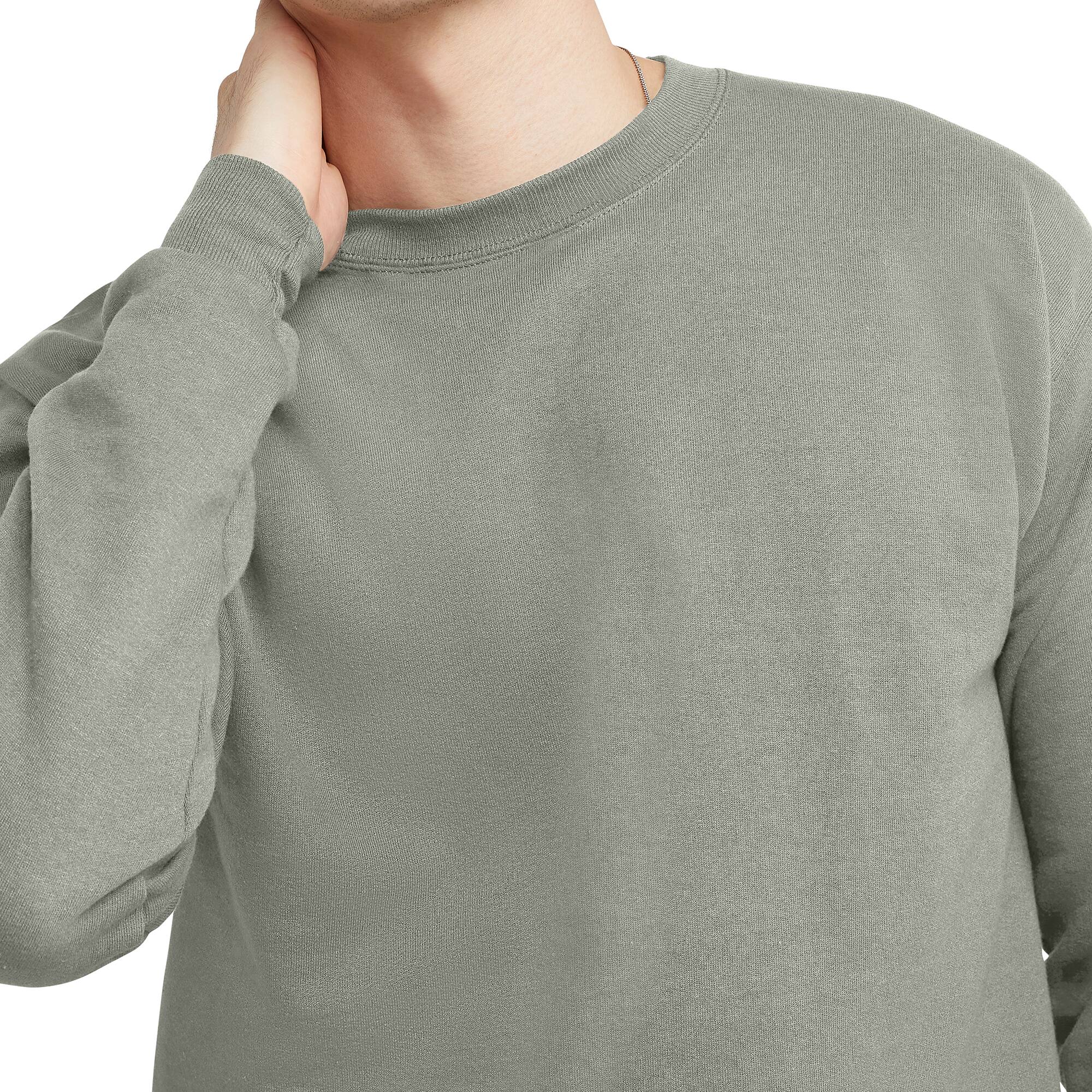 Crewneck Sweatshirt Hanes Mens Ecosmart Fleece Sweatshirt, Cotton