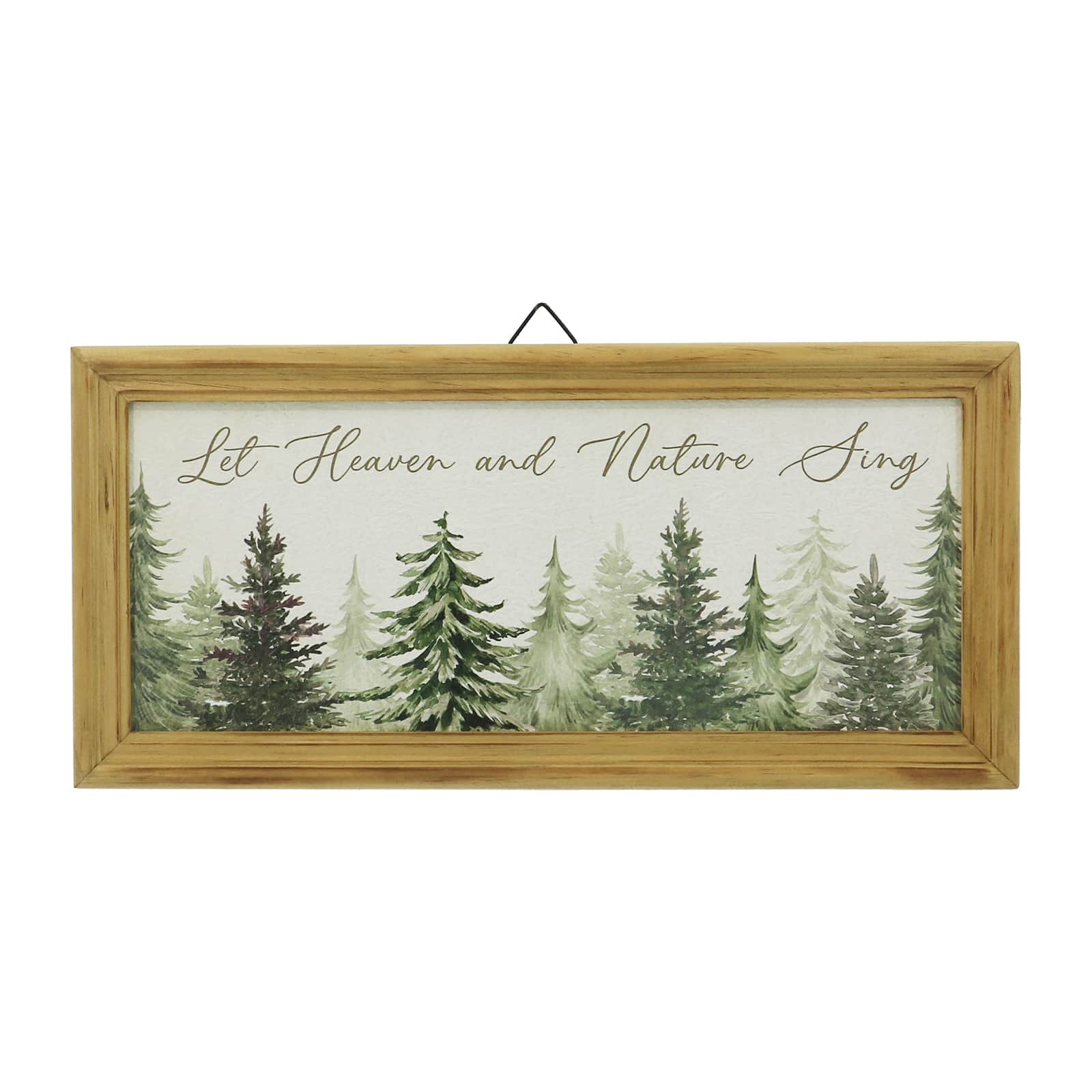 15&#x22; Let Heaven &#x26; Nature Sing Wall Art by Ashland&#xAE;