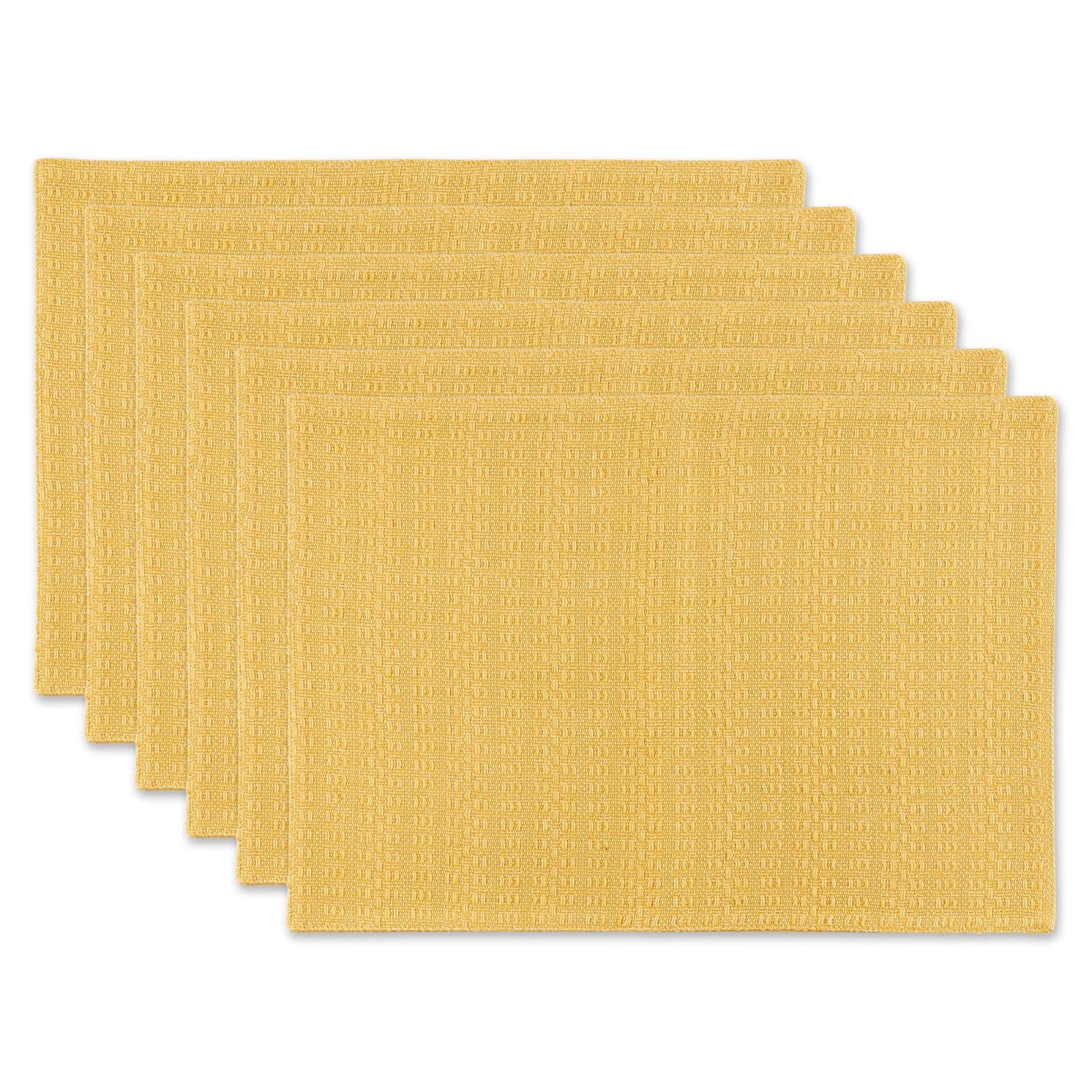 DII® Apricot Tonal Variegated Placemats, 6ct.