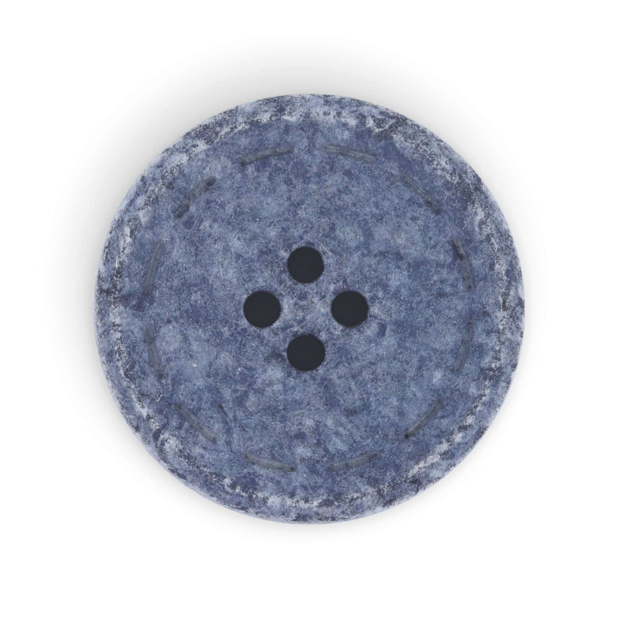 Dritz&#xAE; 25mm Recycled Cotton Round Stitch Button, 6ct.