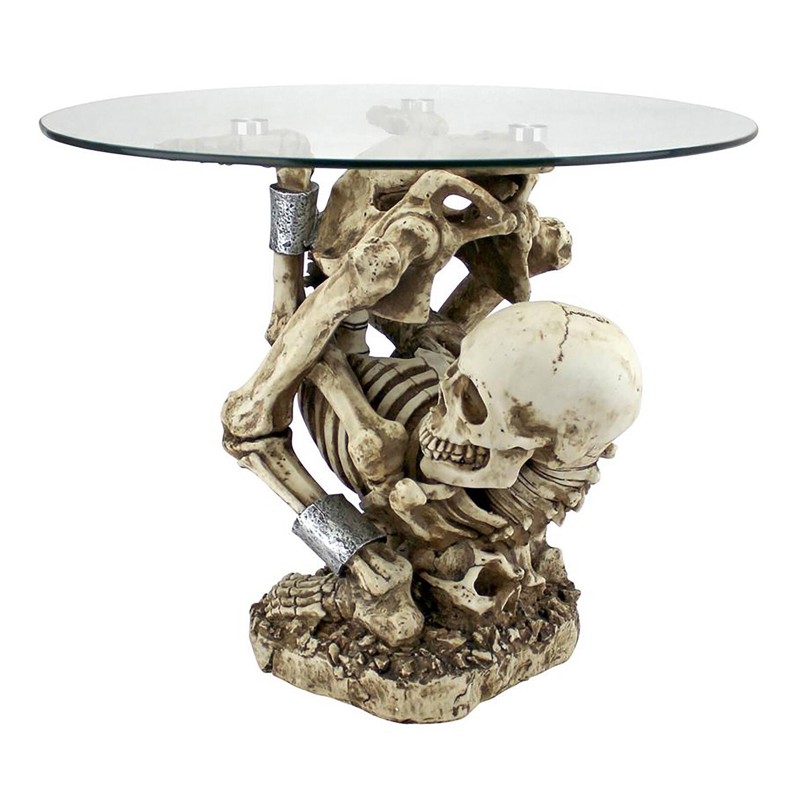 Design Toscano The Contortionist Skeleton Side Table