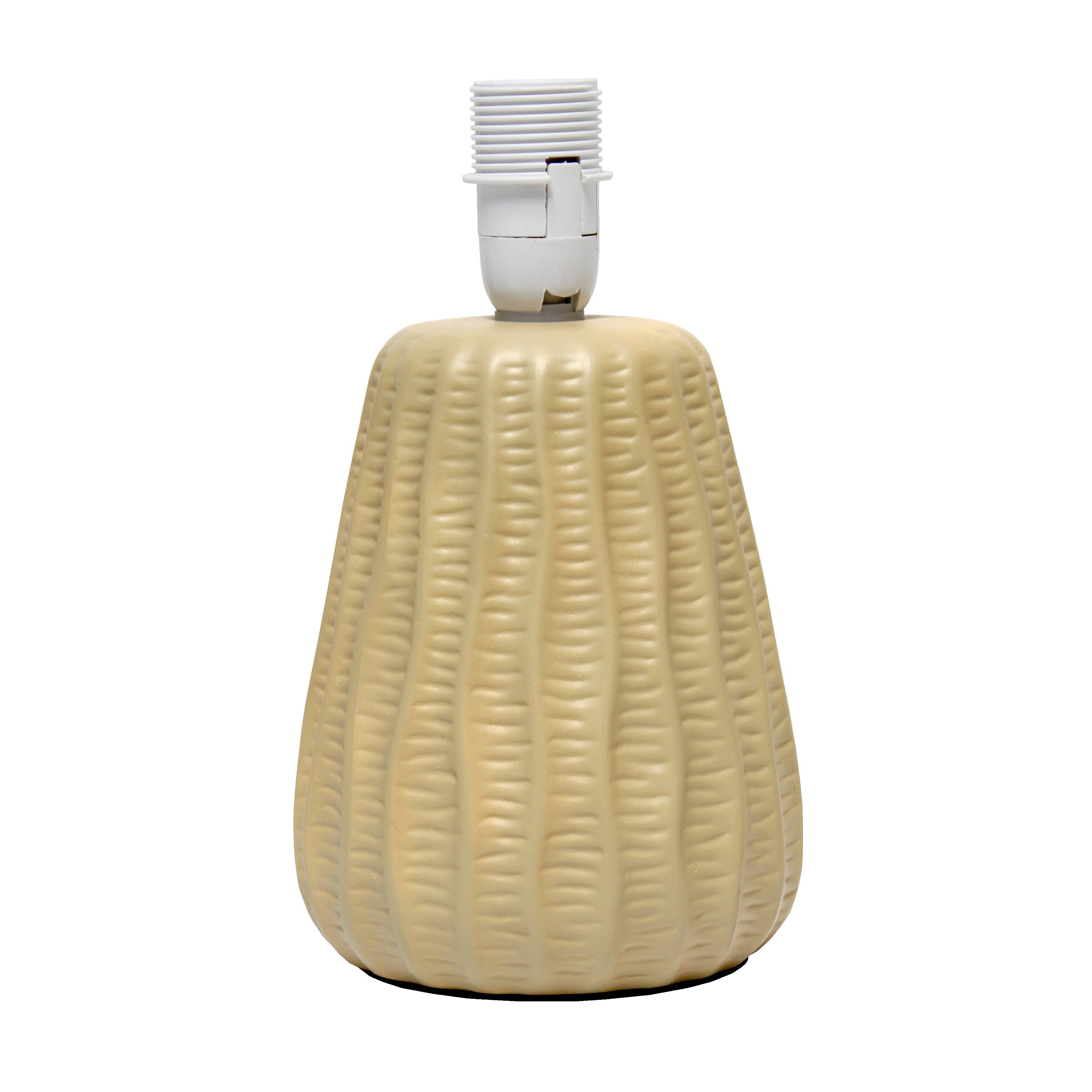 Simple Designs 11" Mini Ceramic Pastel Table Lamp