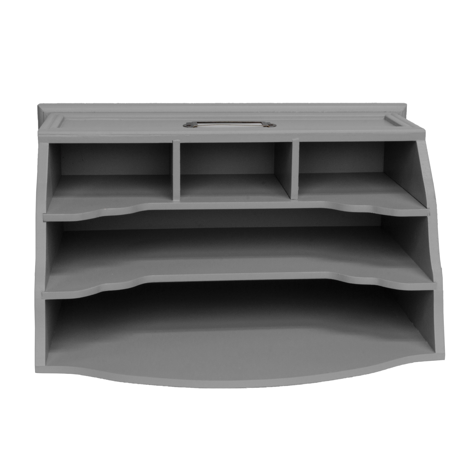American Art Décor™ Gray All-in-One Desk Organizer with 6 Compartments