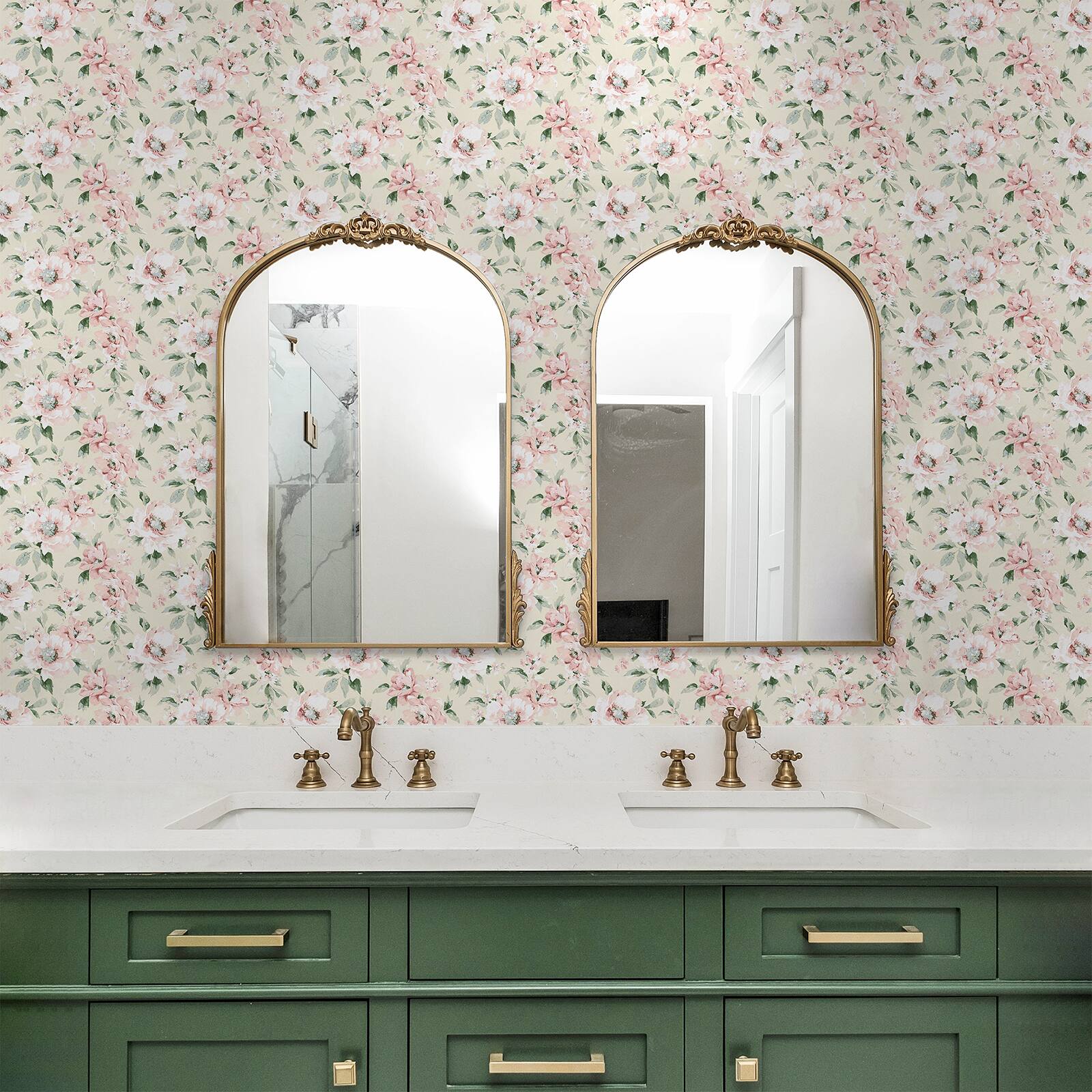 Surface Style Whispery Floral Peel &#x26; Stick Wallpaper