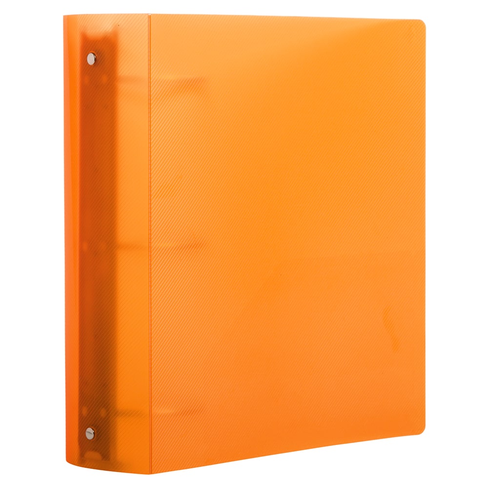 JAM Paper 3&#x22; Glass Twill Plastic 3-Ring Binder