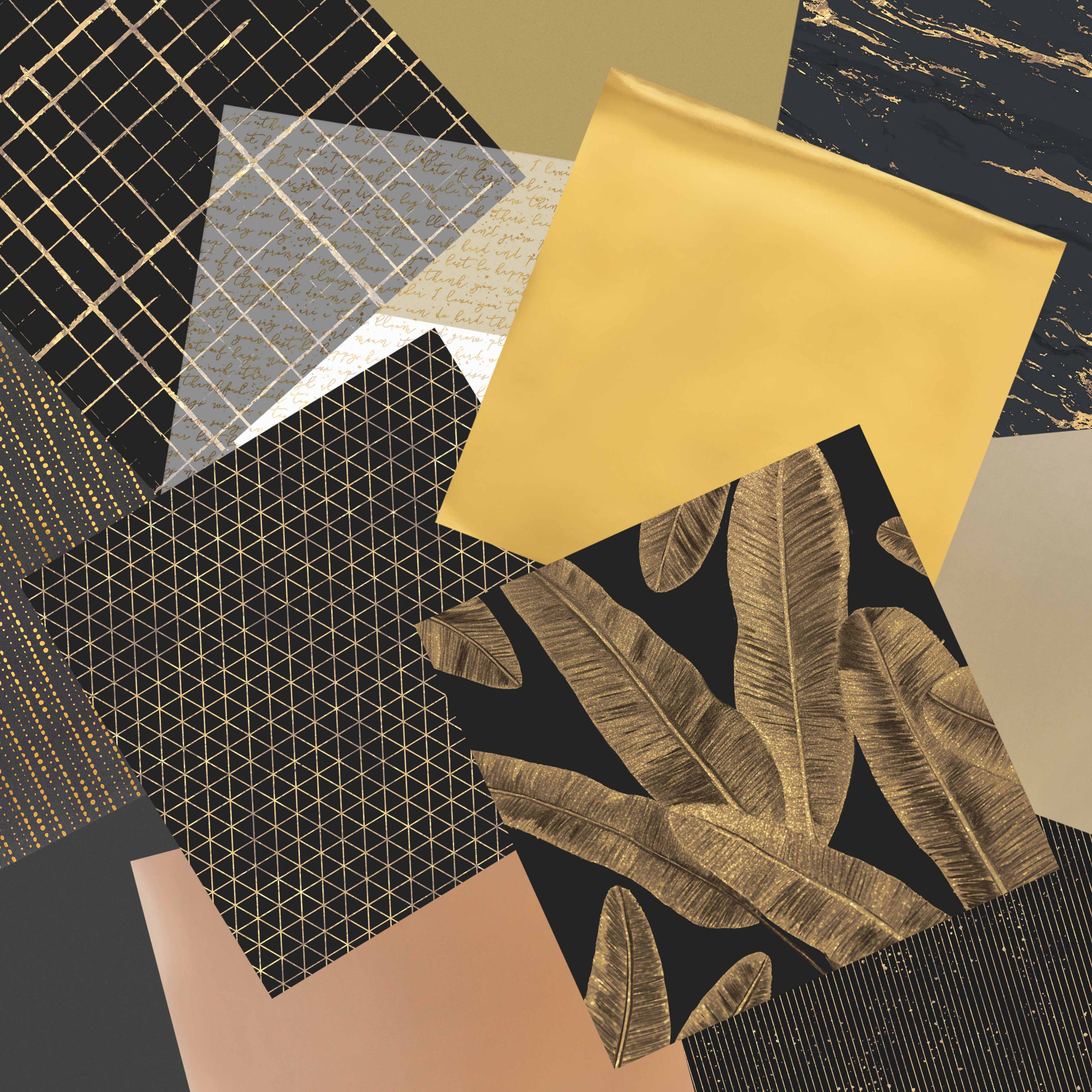 12" x 12" Foiled Fundamentals Paper Pad by Recollections™, 24 Sheets