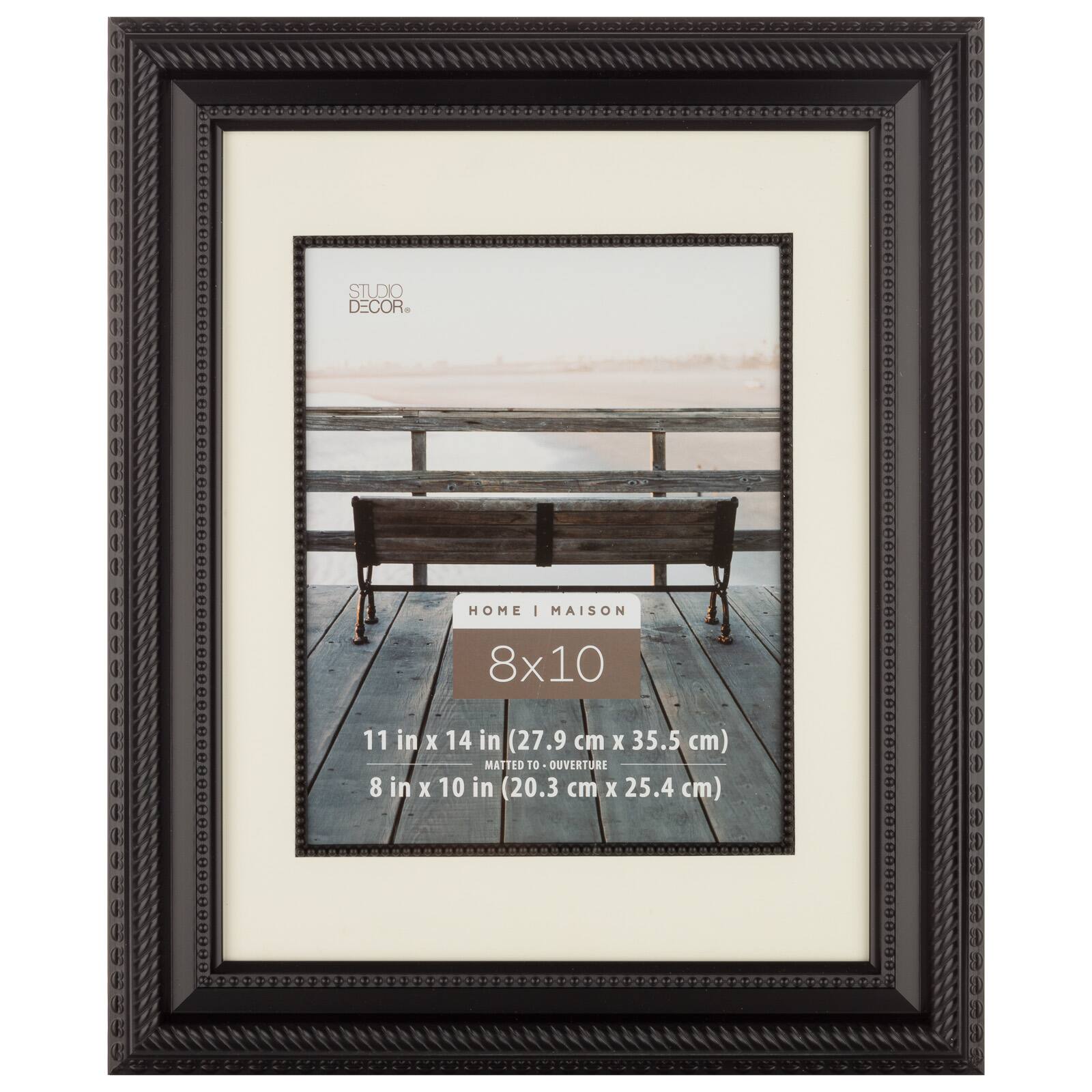 Home Black Rope Frame with Mat by Studio Décor®