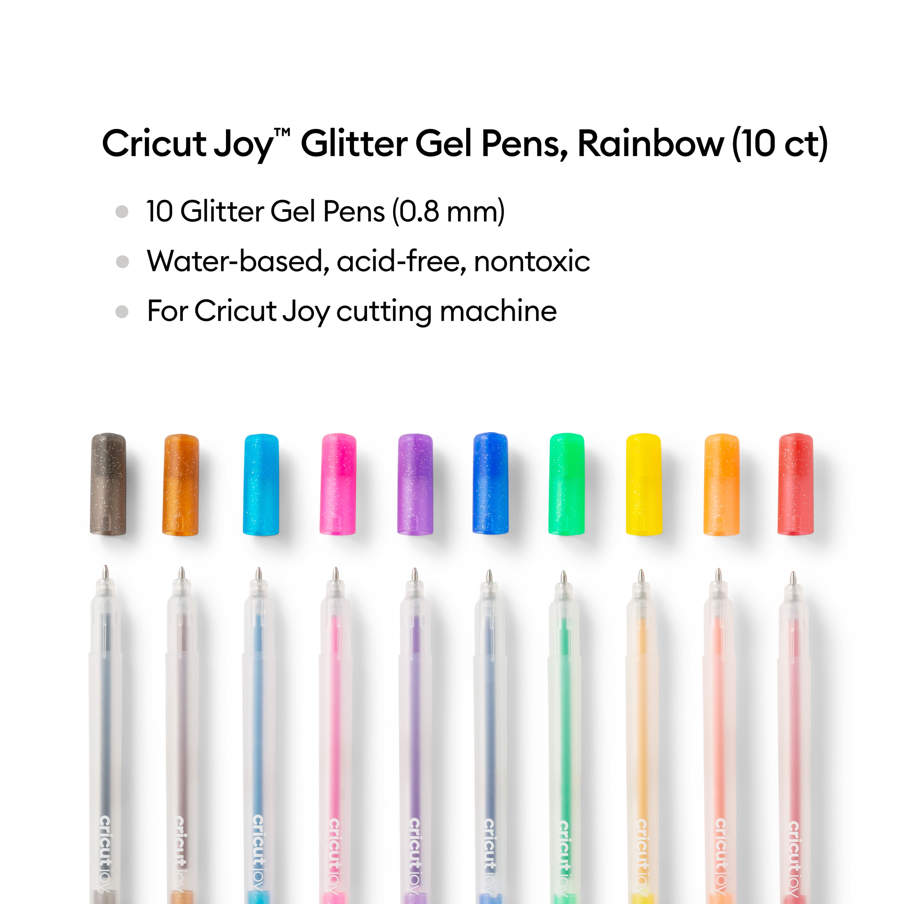 Cricut Joy&#x2122; Glitter Gel Pens, Rainbow