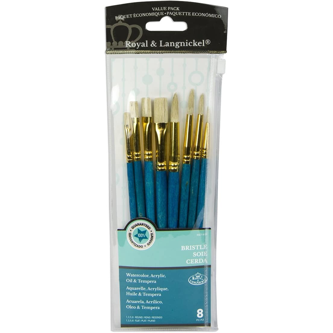 Royal &#x26; Langnickel&#xAE; Bristle Value Pack Brush Set