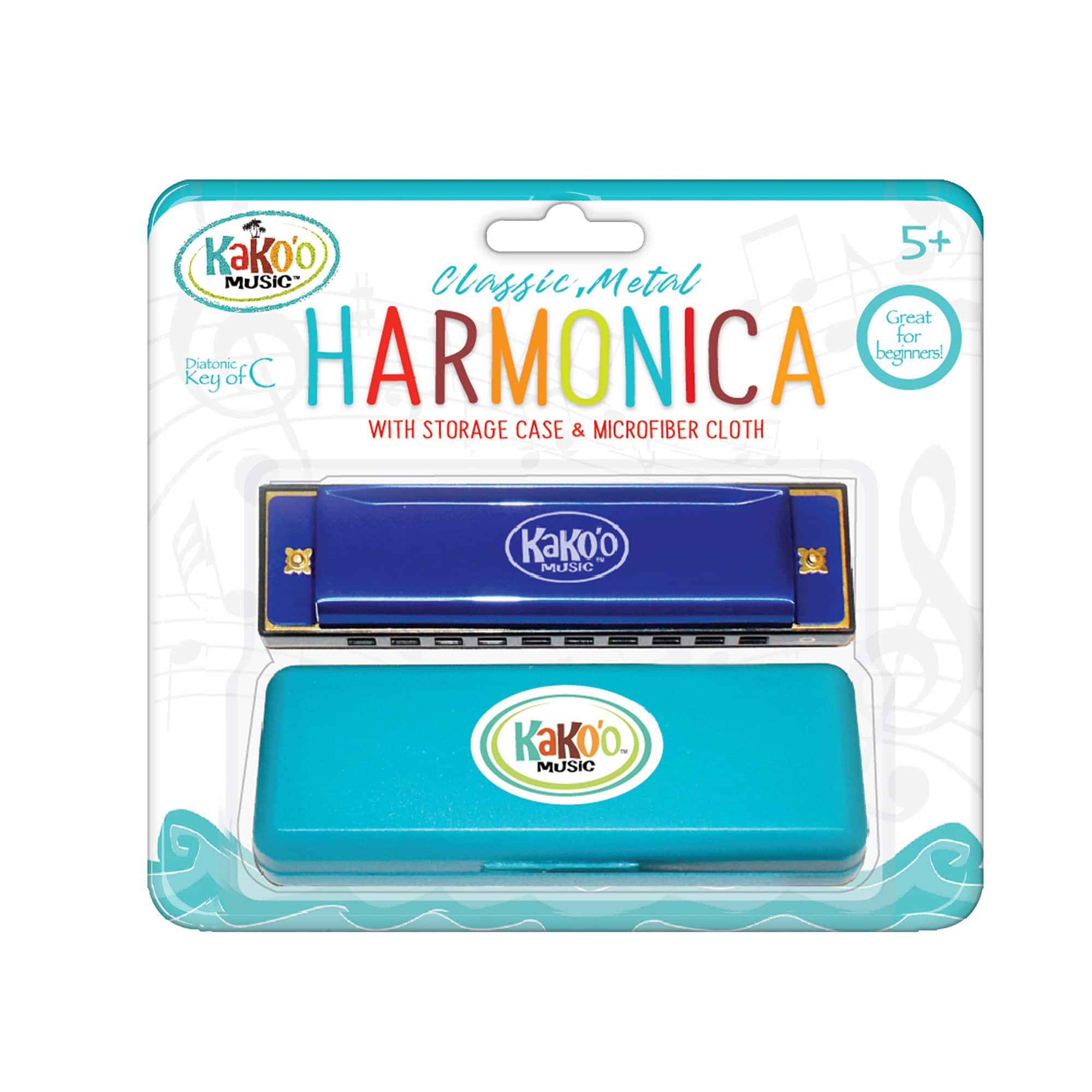 Salus Kako&#x27;o Blue Classic Metal Harmonica
